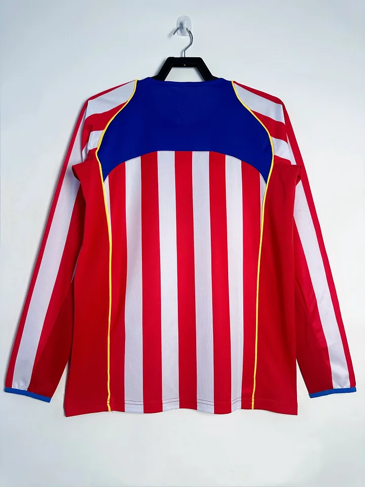 Nike Atletico Madrid Retro Home Soccer Jersey Long Sleeve 2004-05