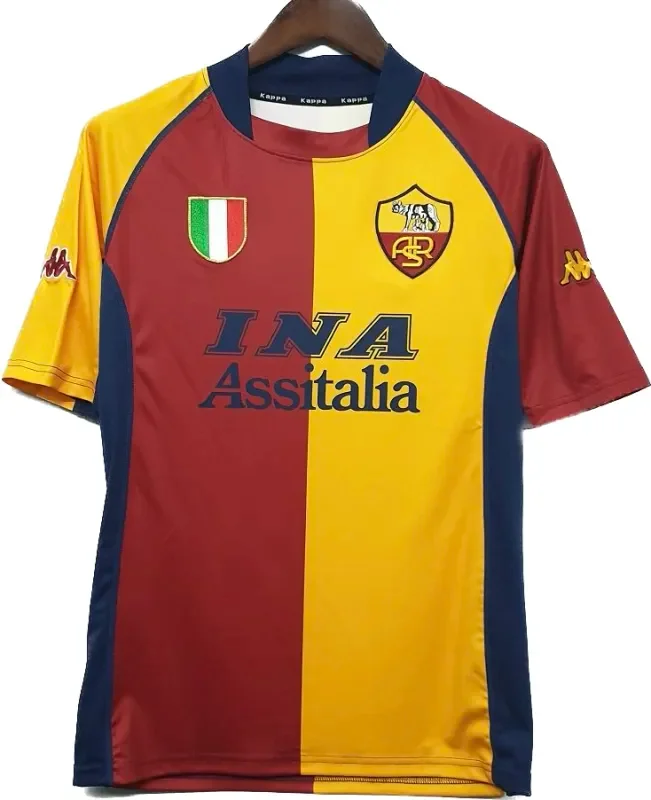 Roma 2001/02 Retro Jersey Third Away Replica