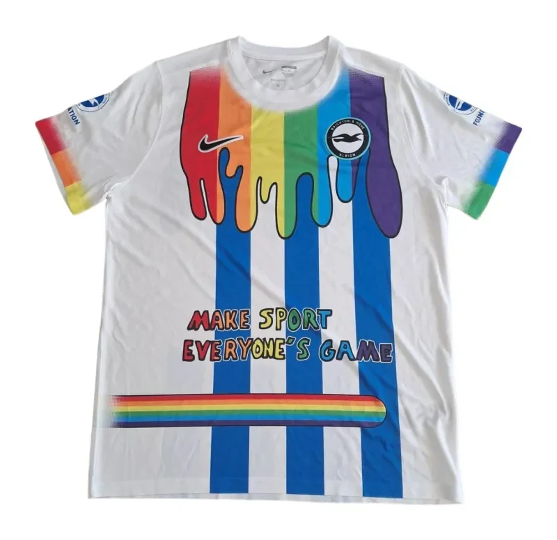 2023-24 Brighton & Hove Albion Rainbow Laces Pre-Match Jersey