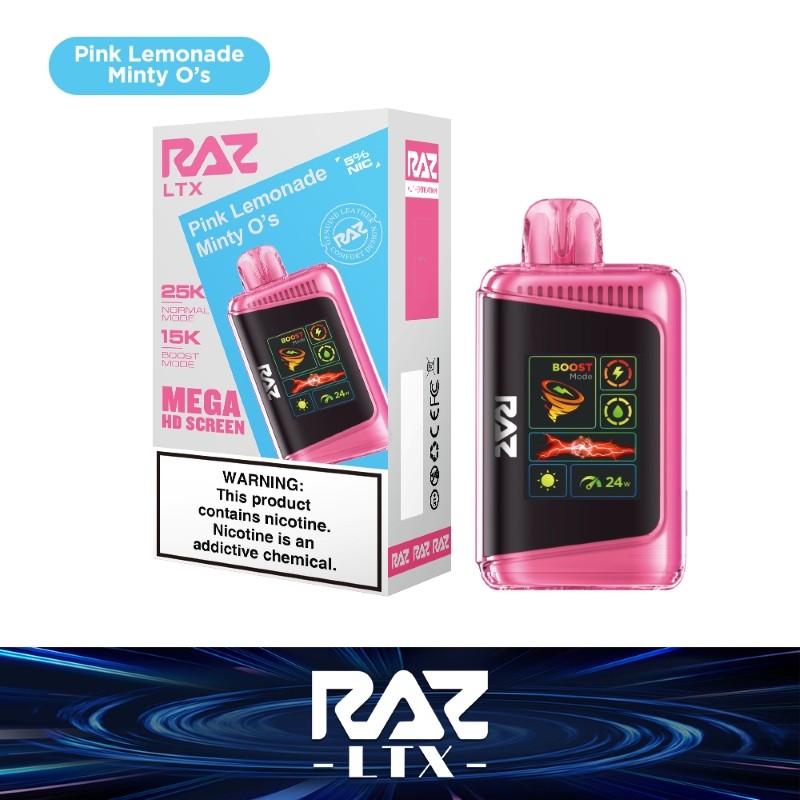 Pink LemonadeMinty O's - RAZ LTX 25K Disposable Vape - razvaper