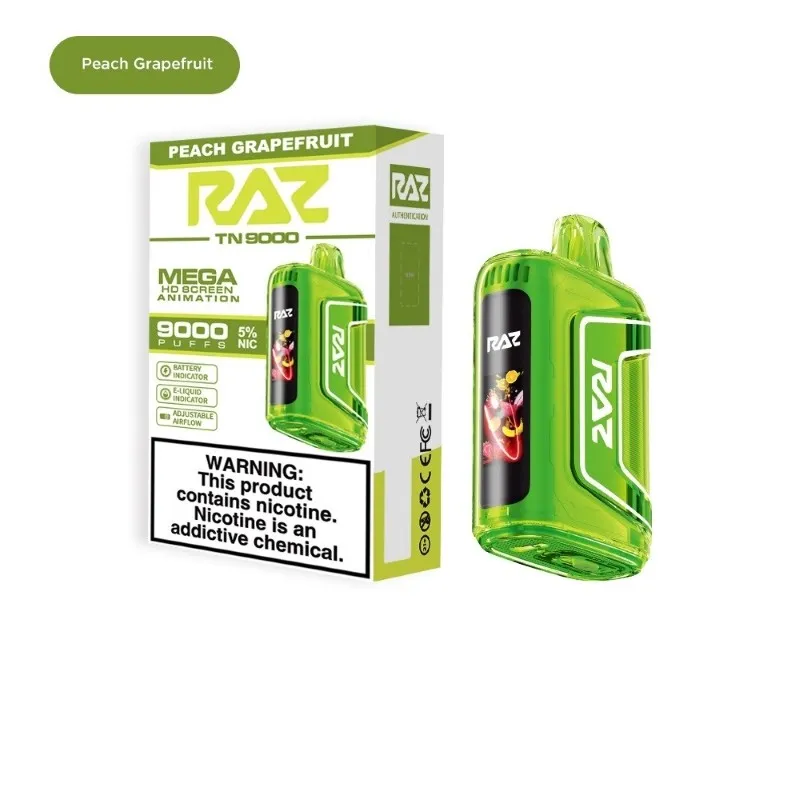 Peach grapefruit - RAZ Vape TN9000 9000 Puffs Disposable - razvaper