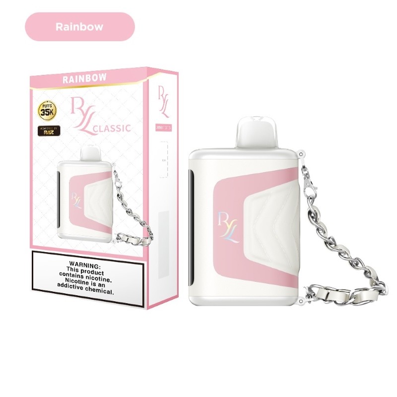 Rainbow- RAZ RYL Classic 35K Disposable Vape 16.5ml 5% - razvaper