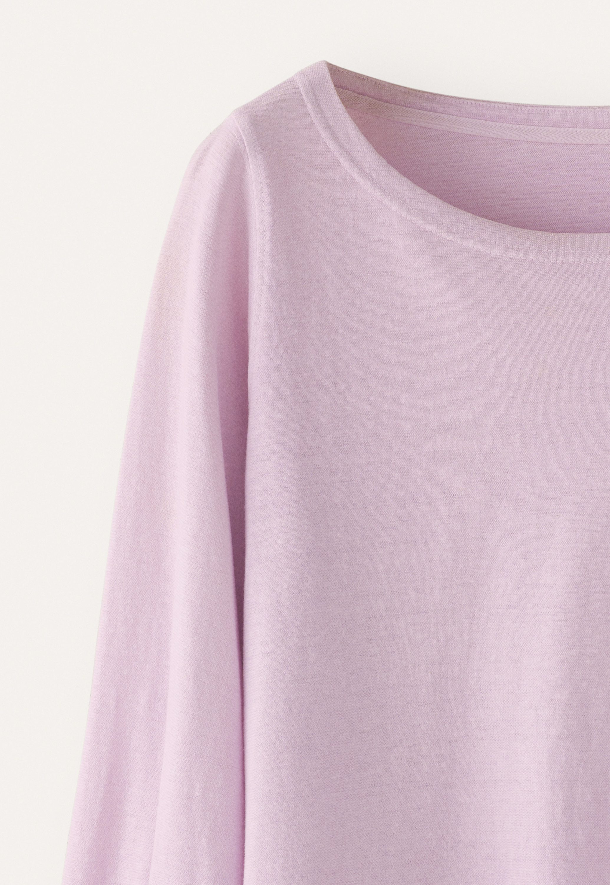 Hemp & organic cotton pleated-cuff top