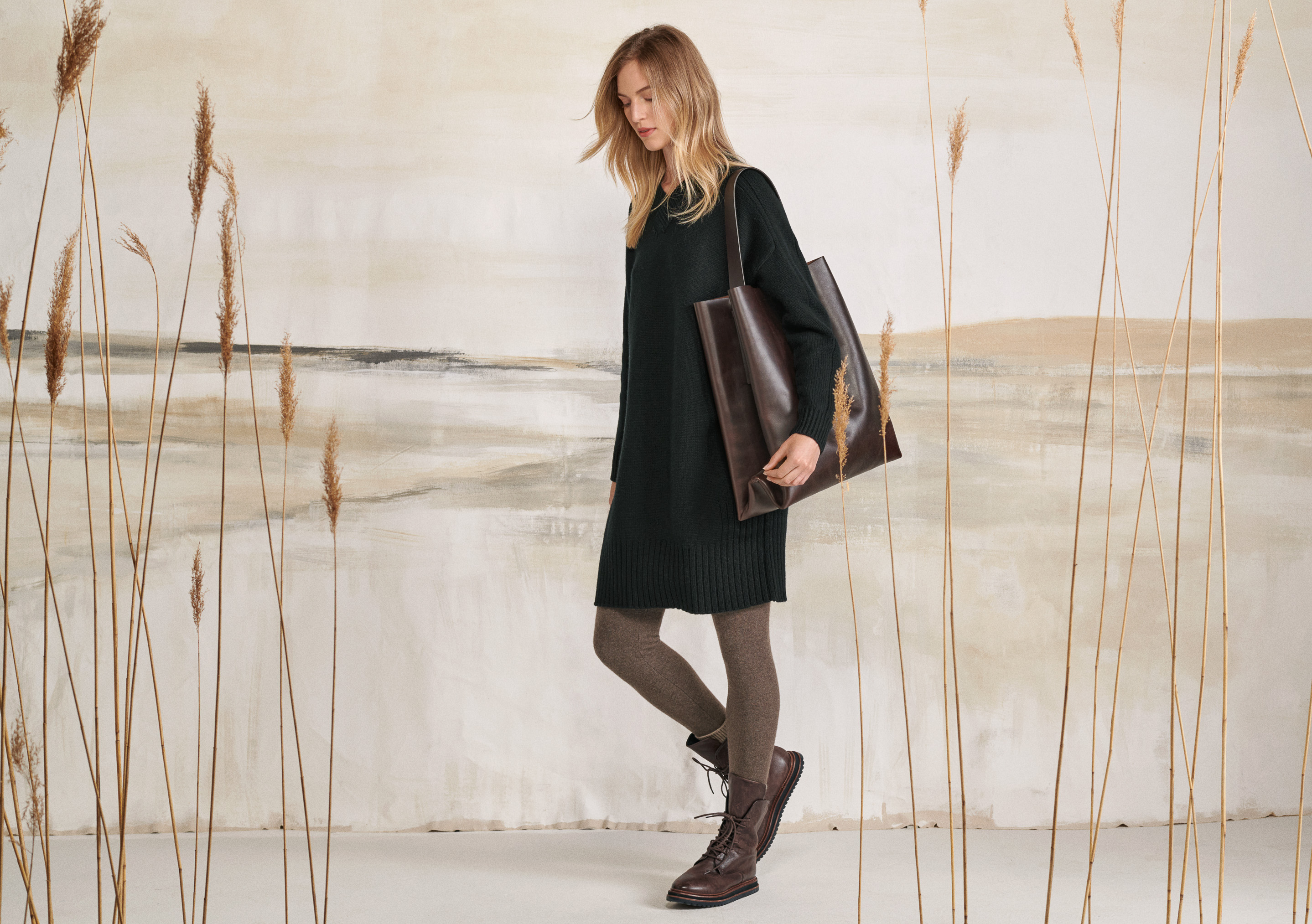 Cashmere leggings