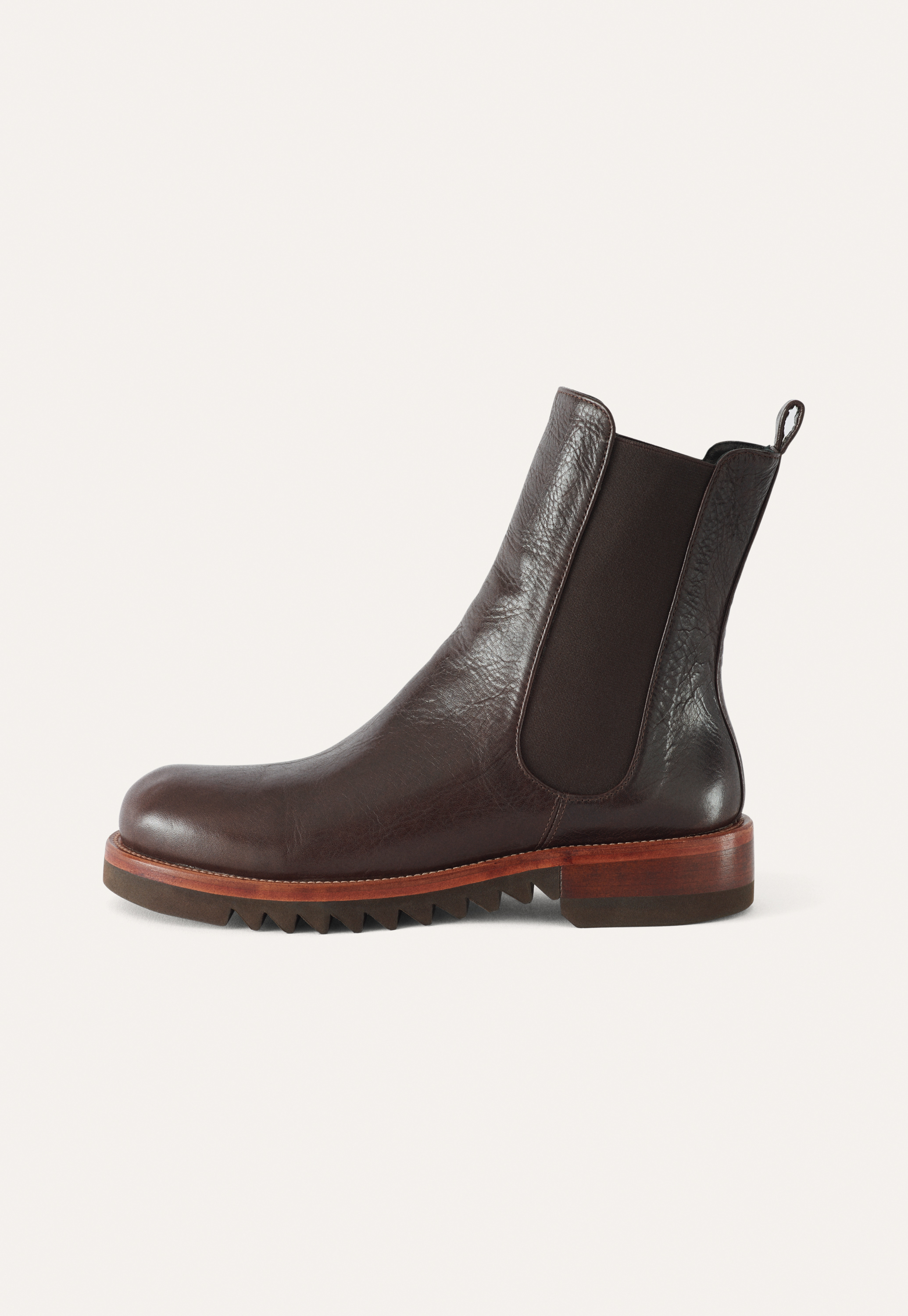 Leather ankle boots