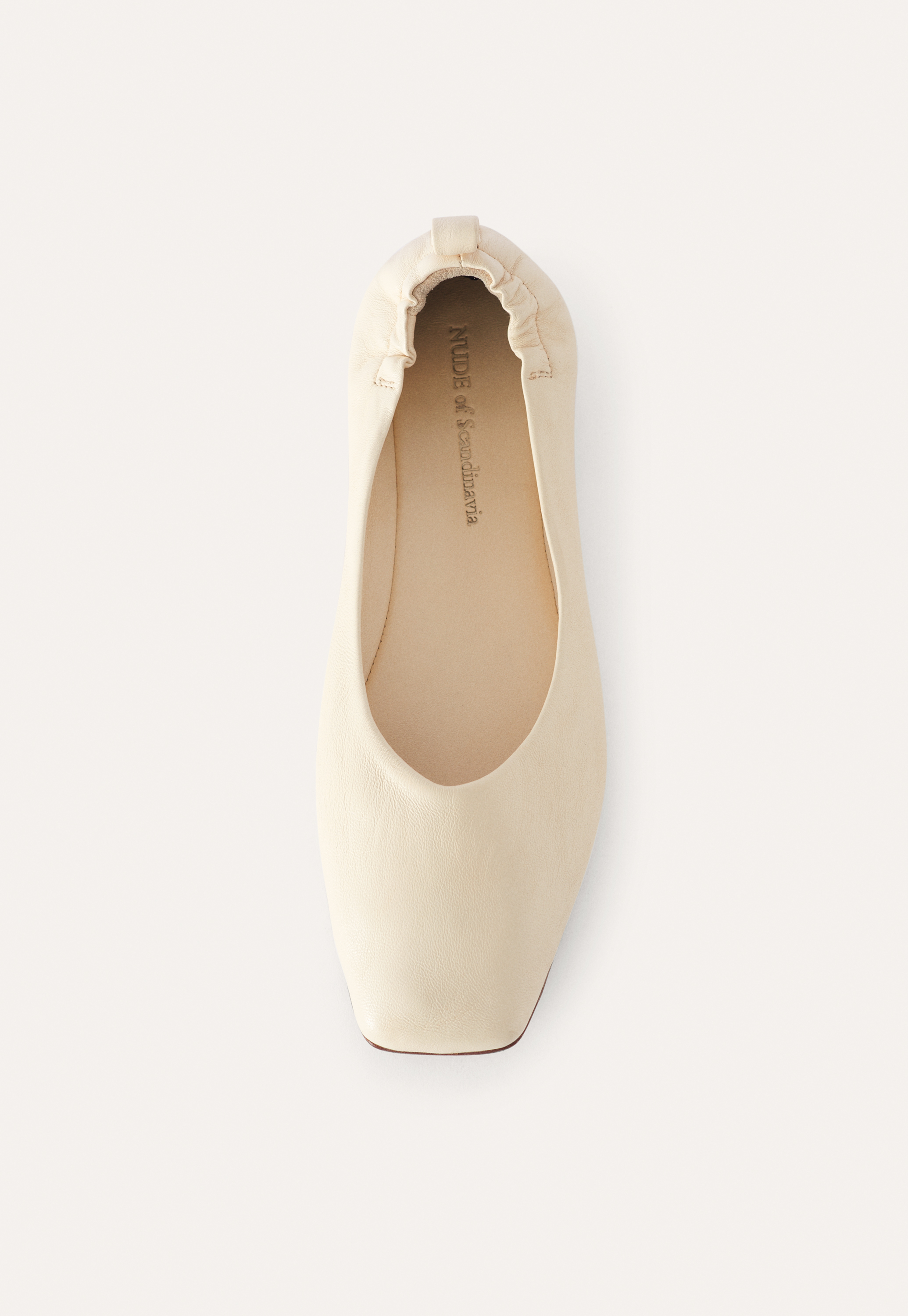 Leather square-toe pumps