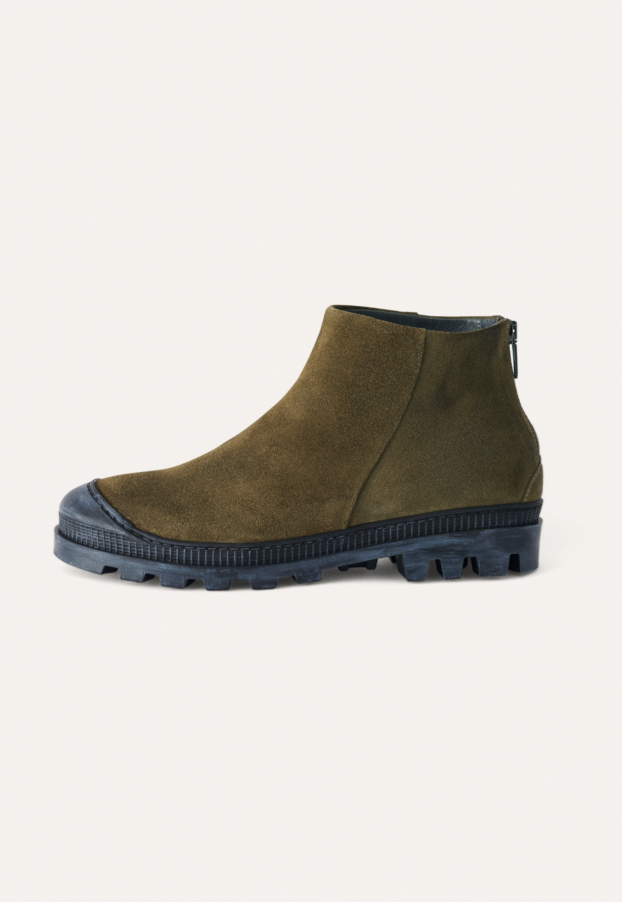 Suede short boots
