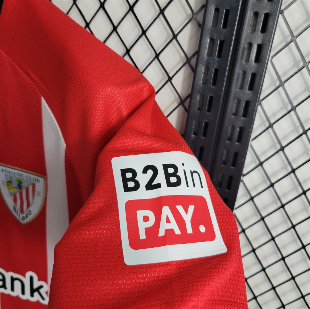 Athletic Bilbao 23-24 Home Stadium Jersey - Fans Version (Cope De Rey Final Patch) - UnitedFutballJersey