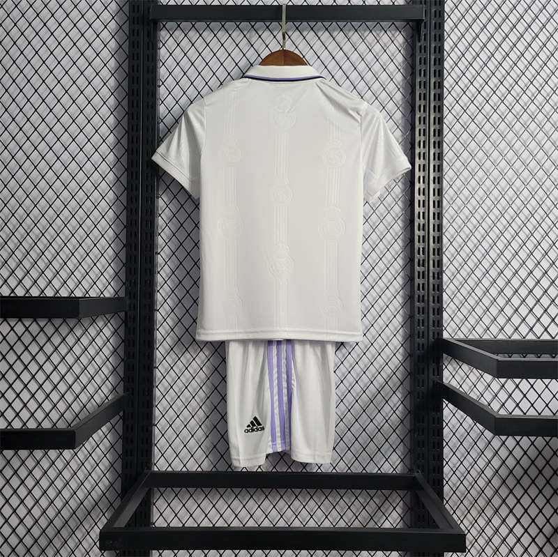 Real Madrid 22-23 Home Kids Kit - Unitedfutballjersey
