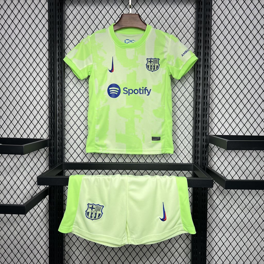 B.A.R.S.A 24-25 Third Kids Kit - Unitedfutballjersey