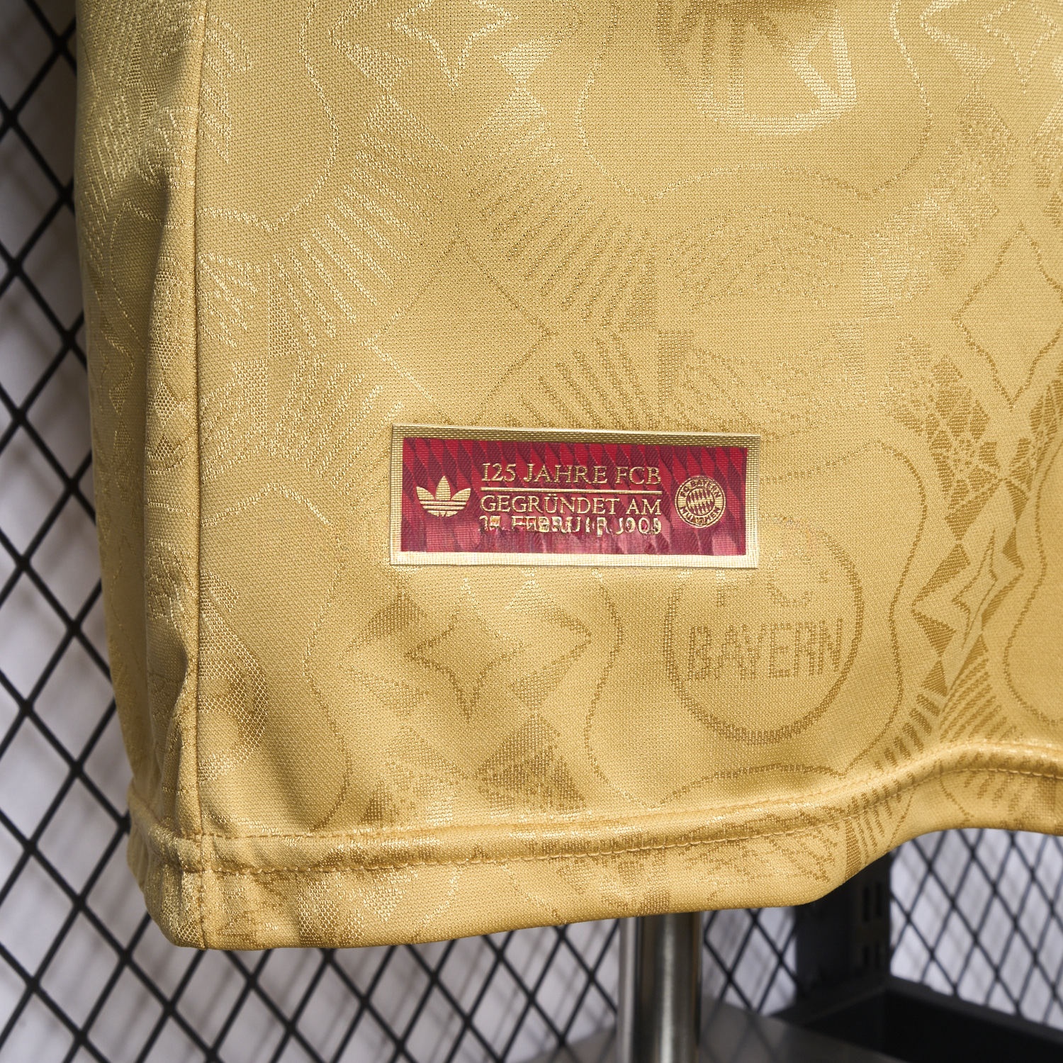 Bayern Munich 2025 Golden 125th Anniversary Jersey - Player Version - UnitedFutballJersey