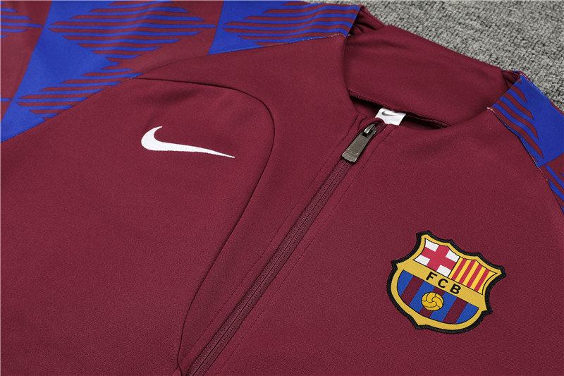 B.A.R.S.A Date 23-24 Jacket Training Tracksuit - Red - UnitedFutballJersey
