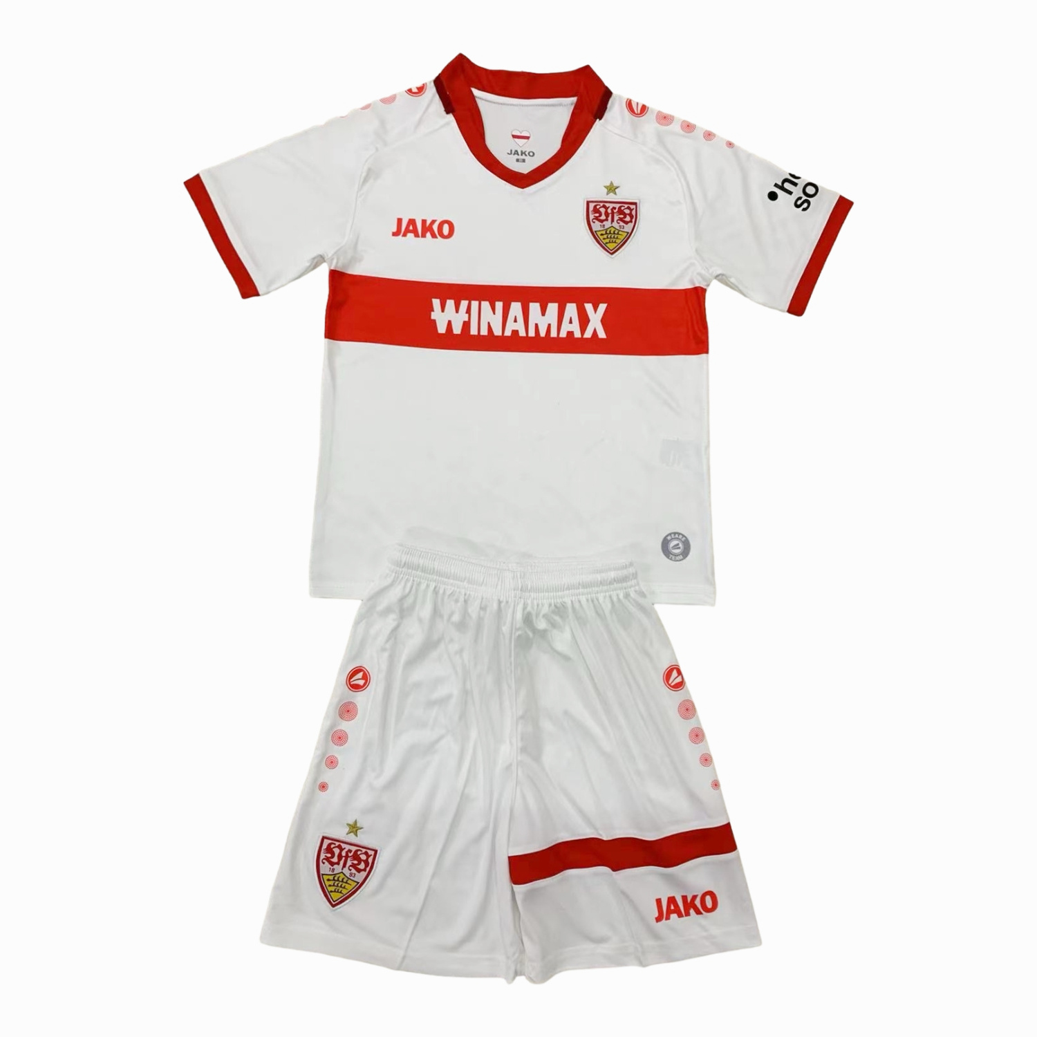 VfB Stuttgart 24-25 Home Men's Adult Jersey Set - Fans Version - UnitedFutballJersey