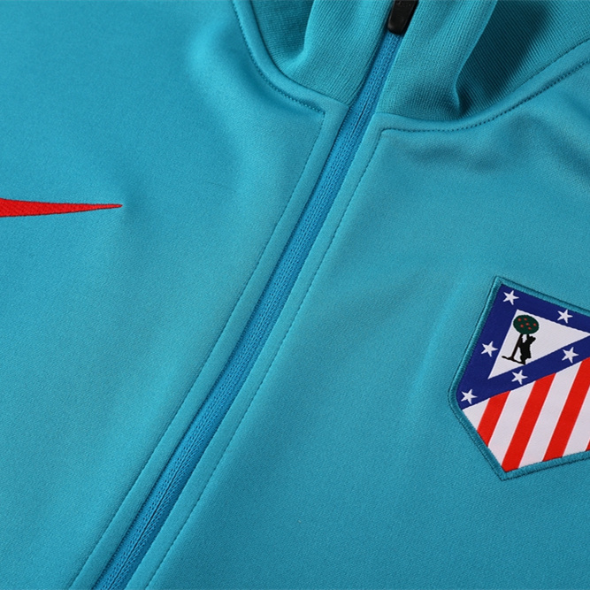 Atletico Madrid 24-25 Jacket Training Tracksuit - Lake Blue - UnitedFutballJersey