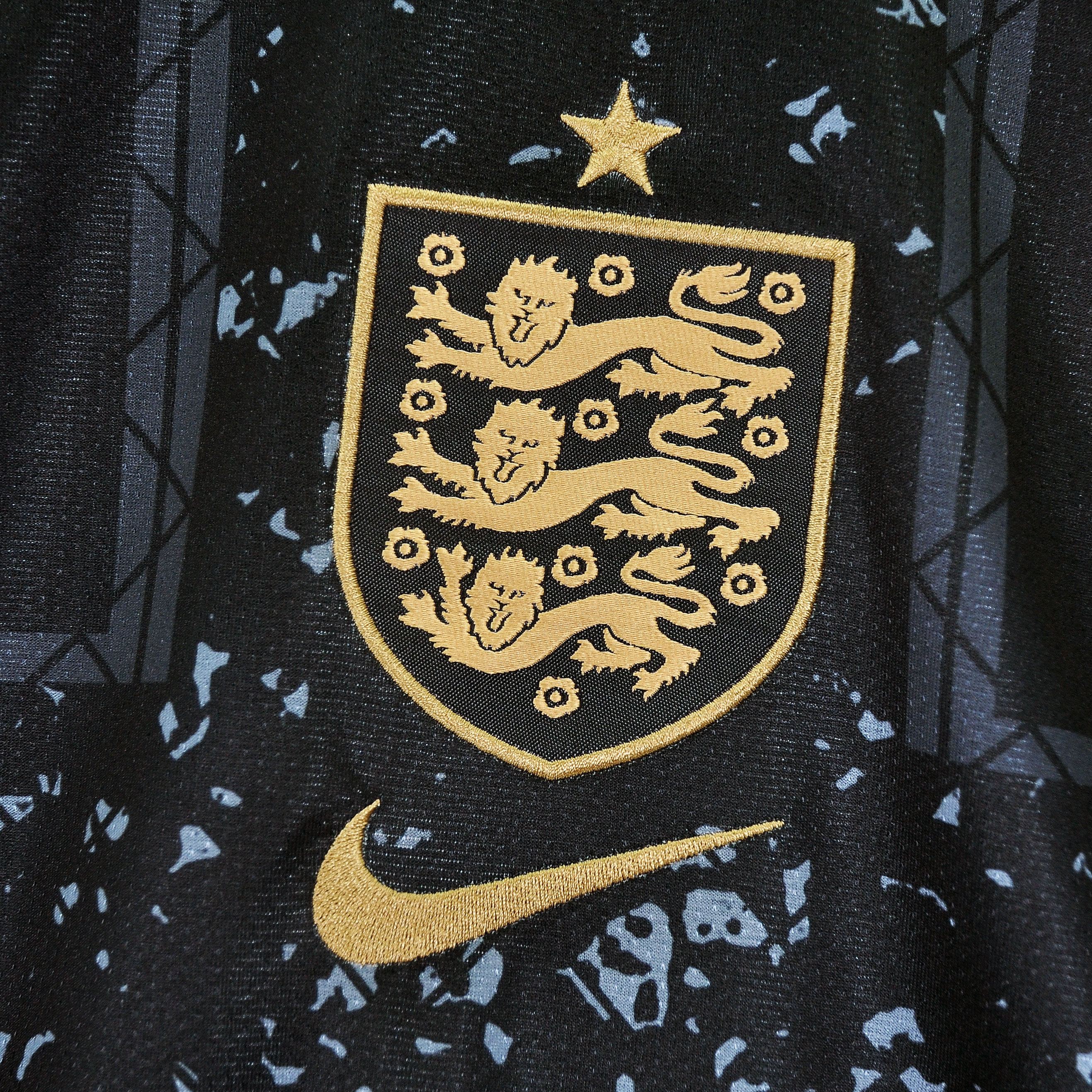 England 23-24 Black Special Edition Jersey - Fans Version - UnitedFutballJersey