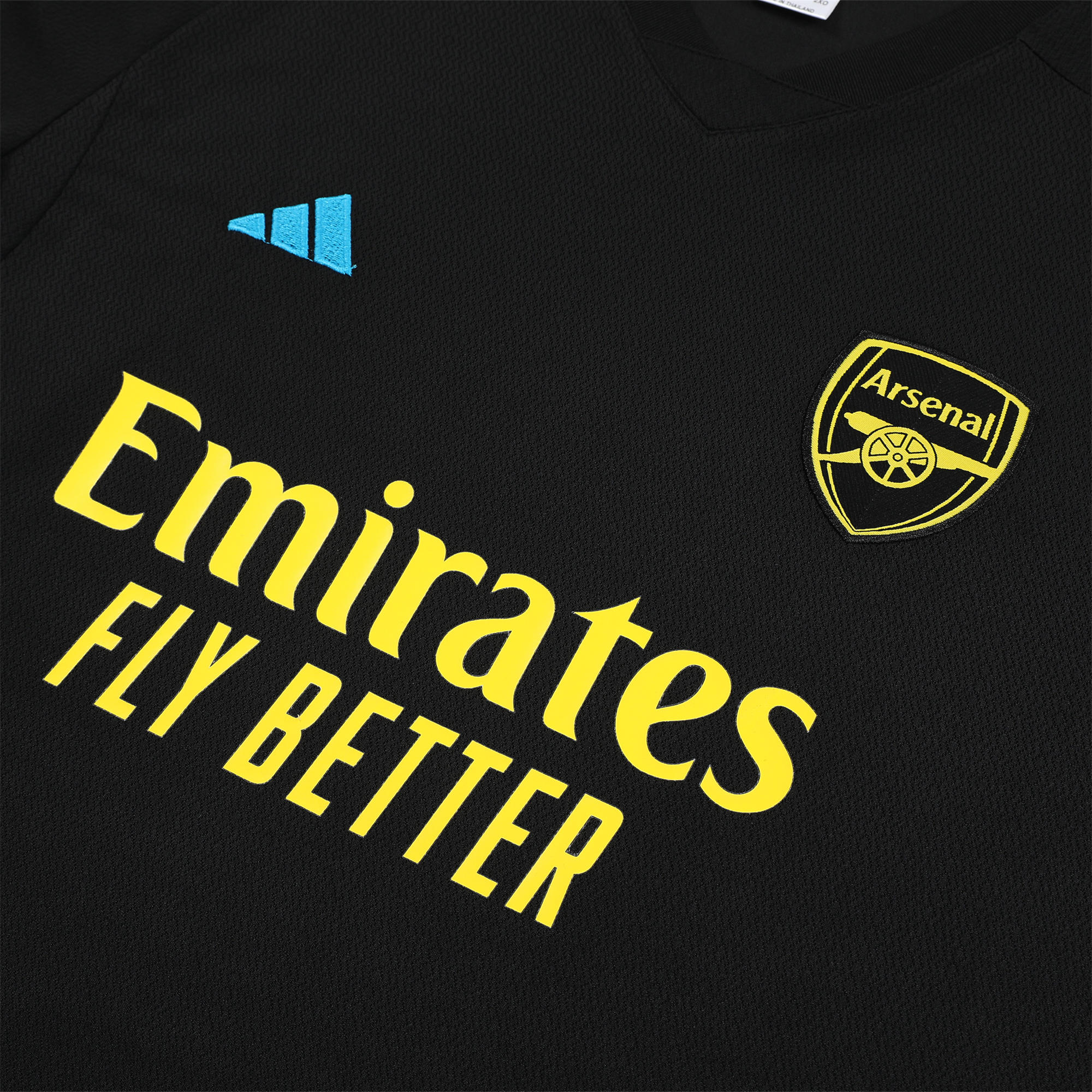 Arsenal 23-24 Short-Sleeve Training Set - Black - UnitedFutballJersey