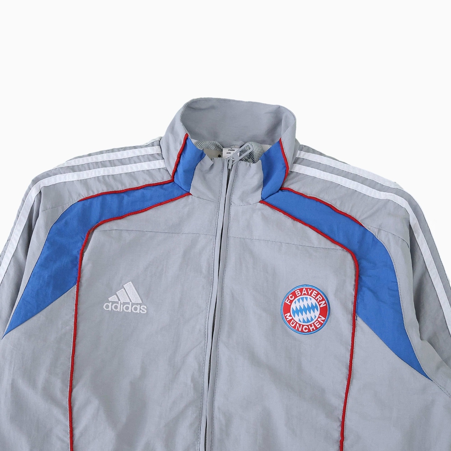 Bayern Munich 25-26 Grey Throwback Windbreaker Jacket - Grey - UnitedFutballJersey