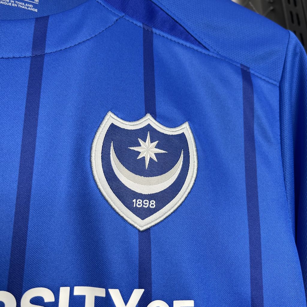 Portsmouth 24-25 Home Stadium Jersey - Fans Version - UnitedFutballJersey
