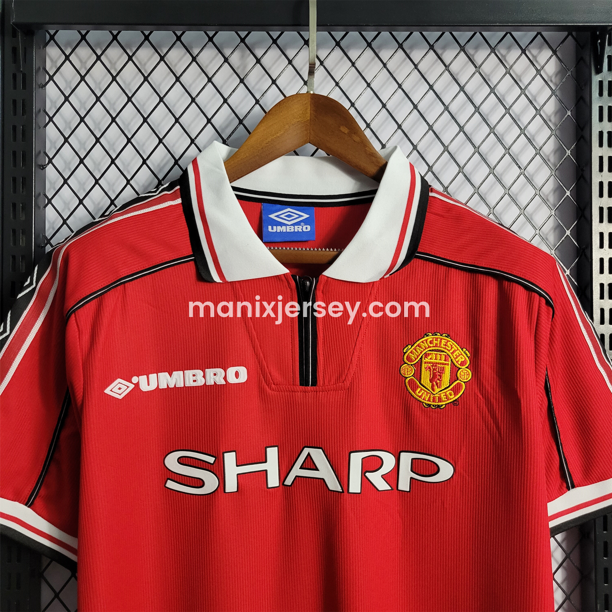Retro Manchester United 98-99 Home Jersey - UnitedFutballJersey