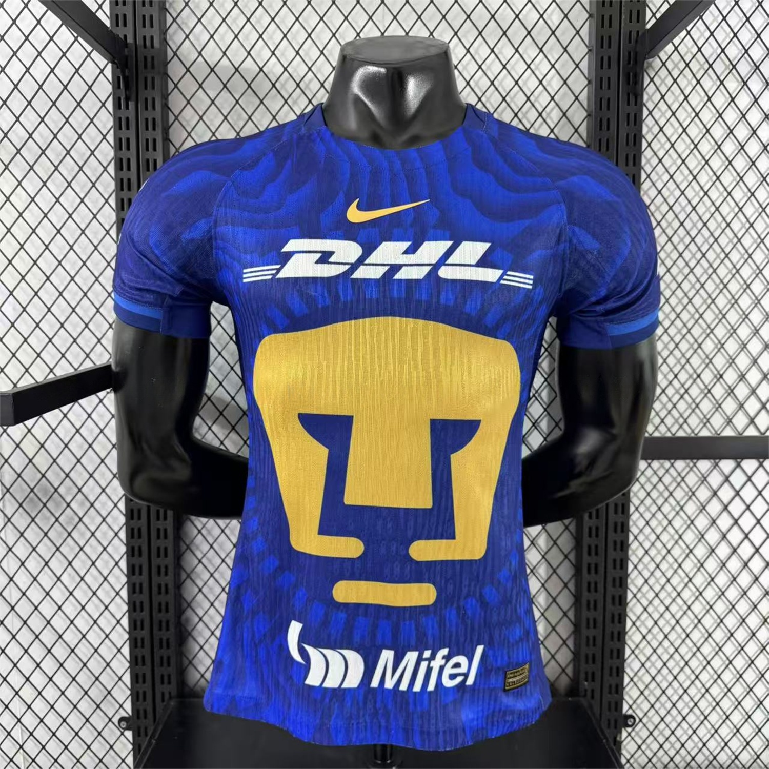 Pumas UNAM 25-26 Away Blue Jersey - Player Version - UnitedFutballJersey