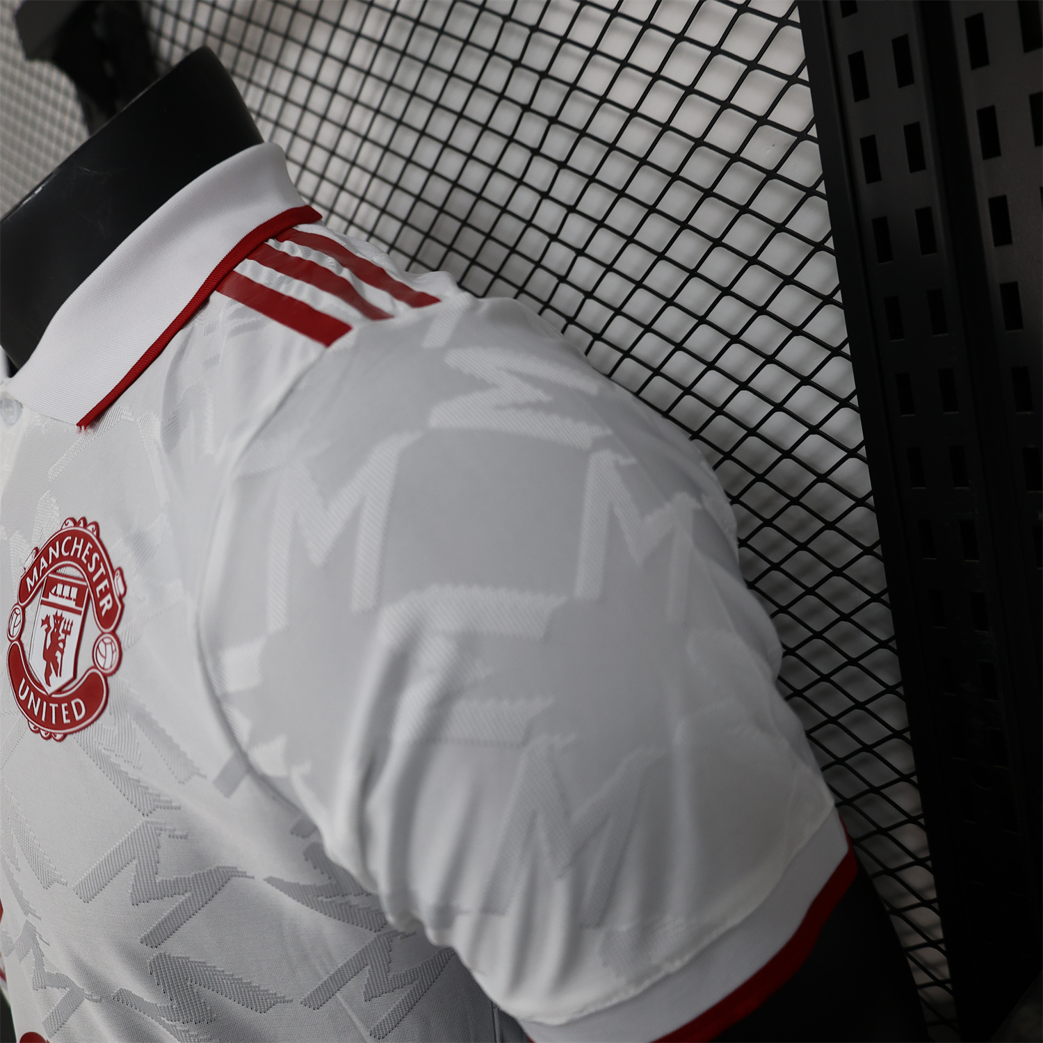 Manchester United 24-25 White POLO Jersey - Player Version - UnitedFutballJersey