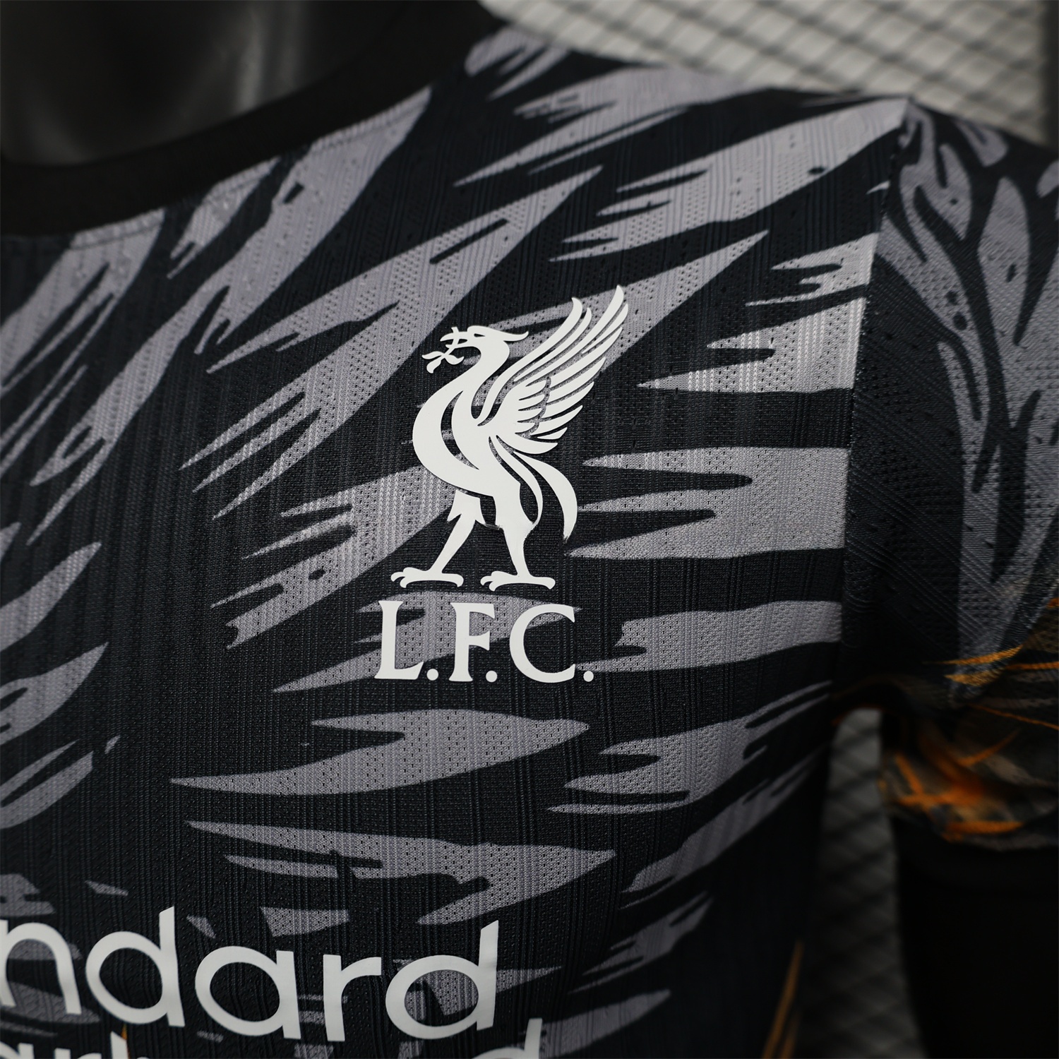 Liver.pool 25-26 Orange Liver.pool Bird Black Special Jersey - Player Version - UnitedFutballJersey