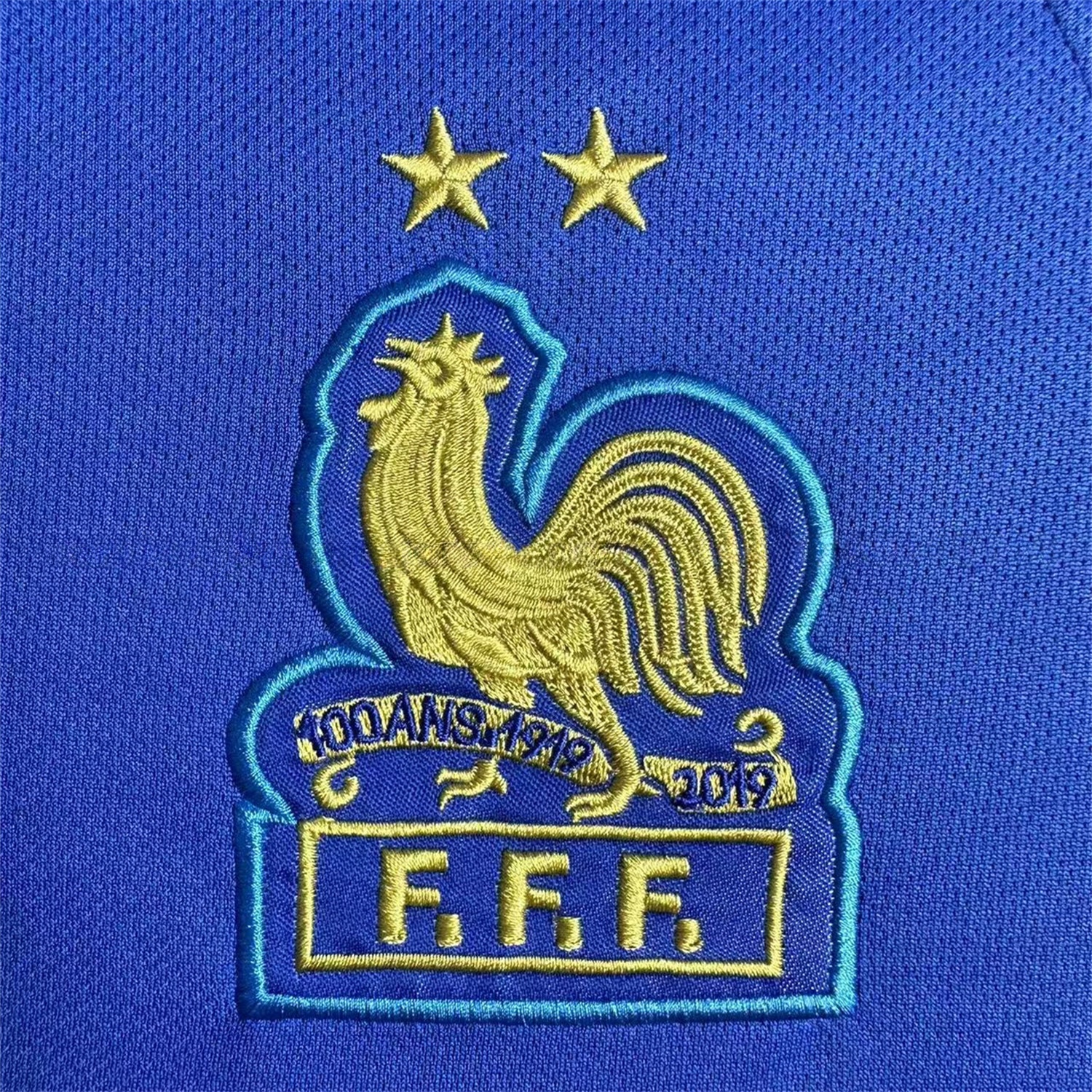 Retro France 2019 100th Anniversary Jersey - UnitedFutballJersey