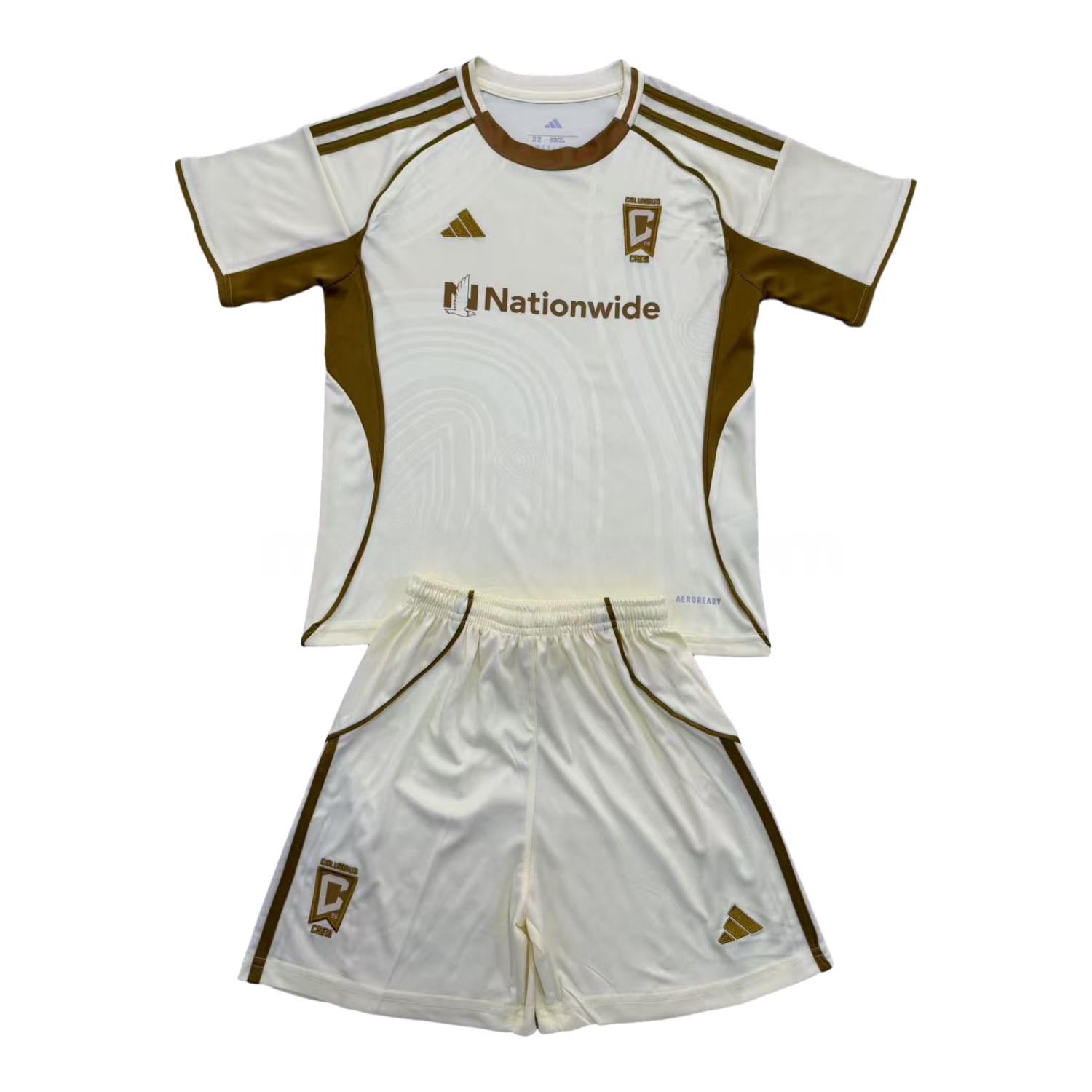 Columbus Crew 25-26 Light Yellow Pre-Match Training Men's Adult Jersey Set - Fans Version - UnitedFutballJersey