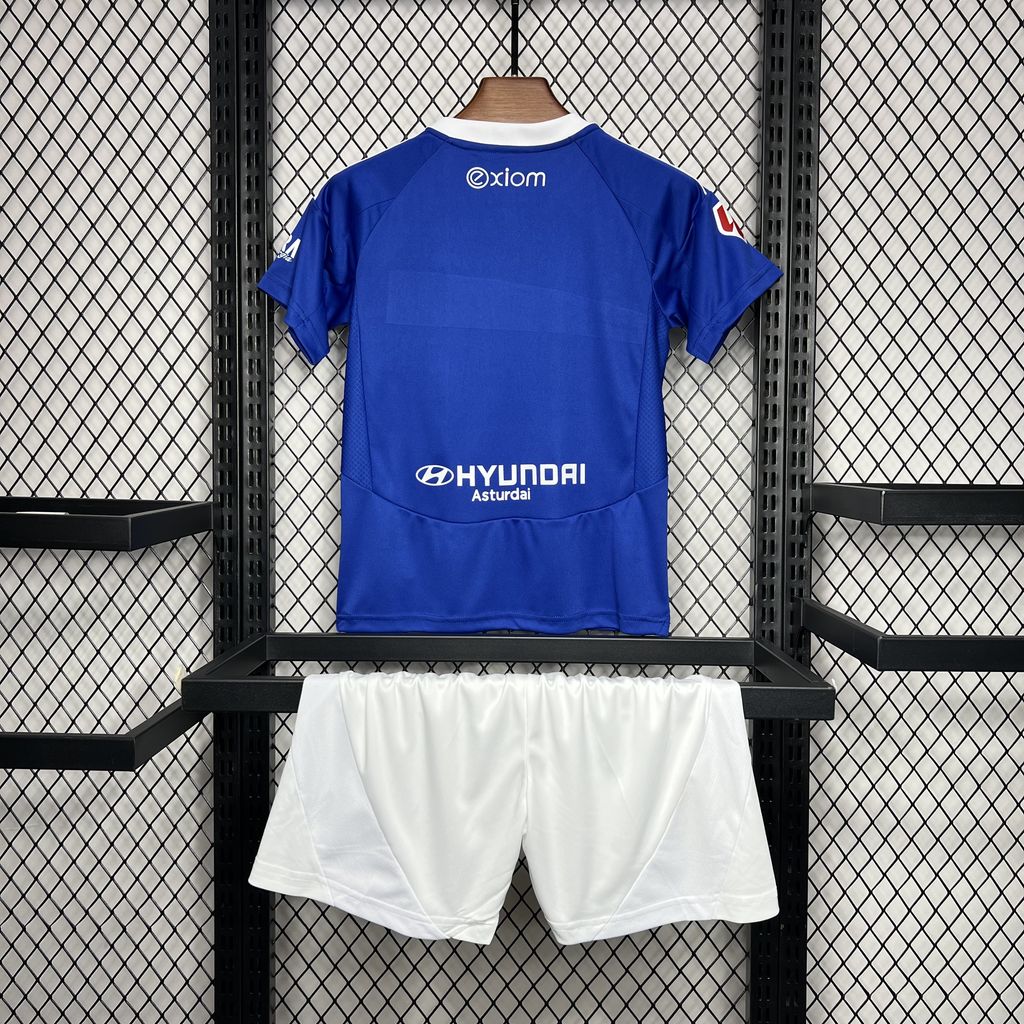 Real Oviedo 24-25 Home Kids Kit - UnitedFutballJersey