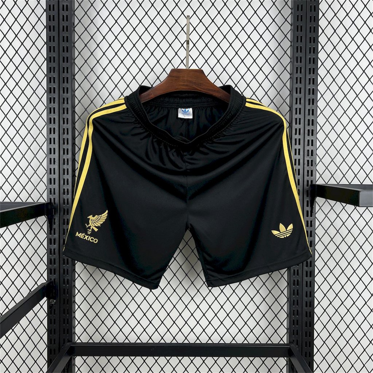 Mexico 2025 Gold Cup Black Shorts - Fans Version - UnitedFutballJersey