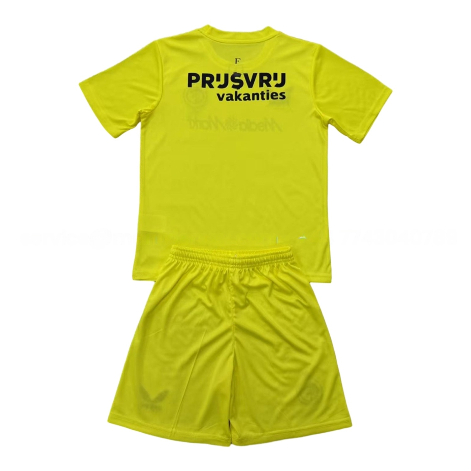 Feyenoord 25-26 Yellow Goalkeeper Men's Adult Jersey Set - Fans Version - UnitedFutballJersey