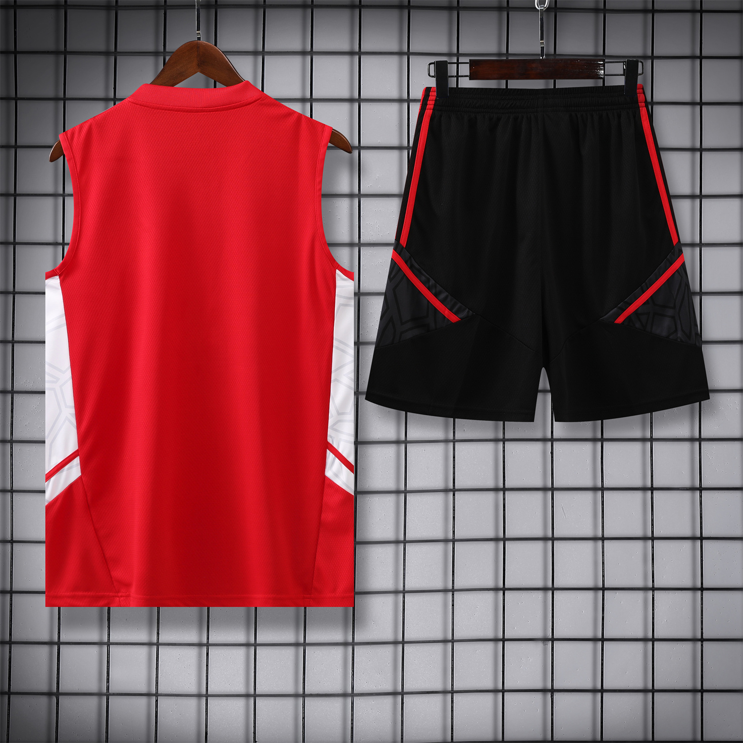 Bayern Munich 23-24 Red Training Vest Suit - UnitedFutballJersey