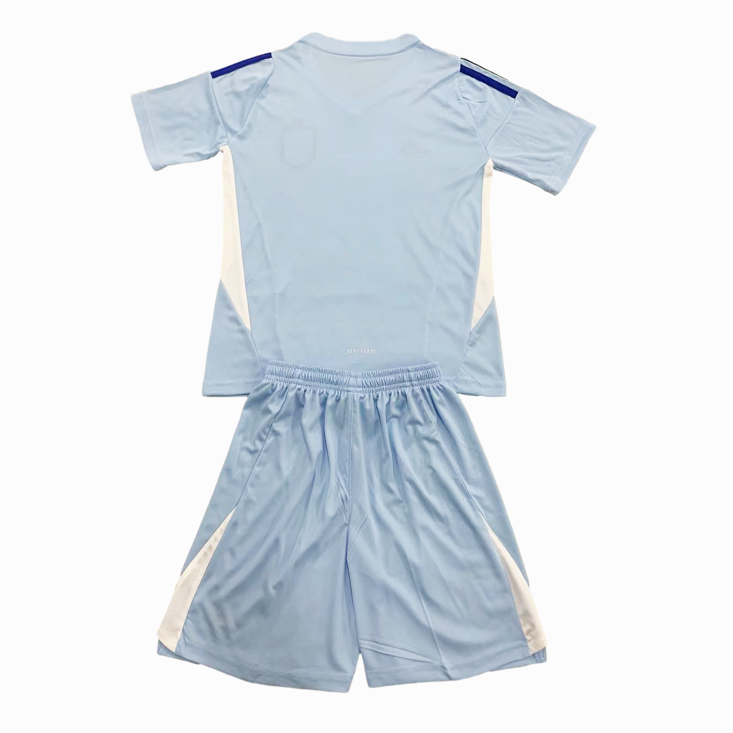 Spain 2024 Goalkeeper Kids Kit - Blue - UnitedFutballJersey