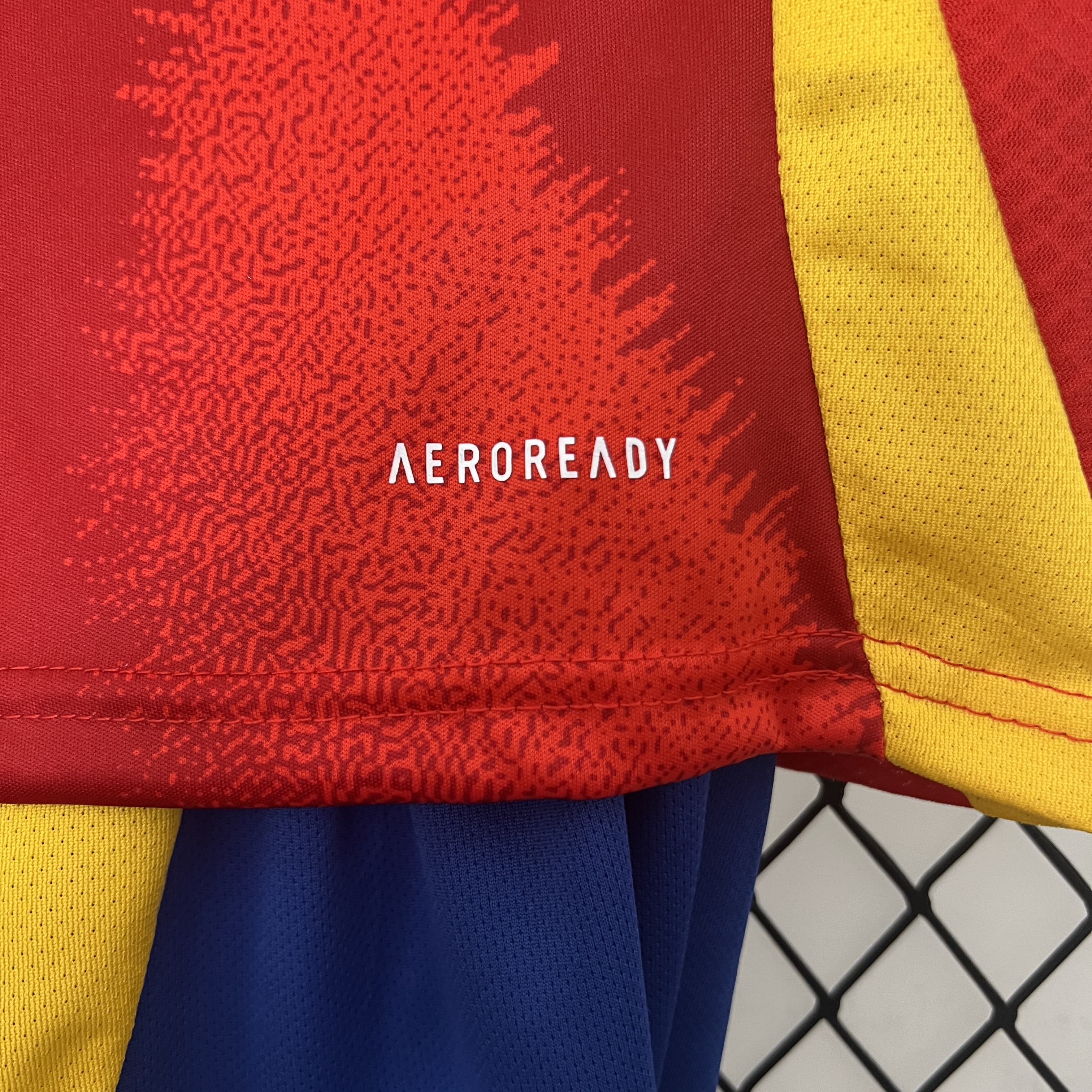 Spain 2024 Home Stadium Kids Kit - UnitedFutballJersey