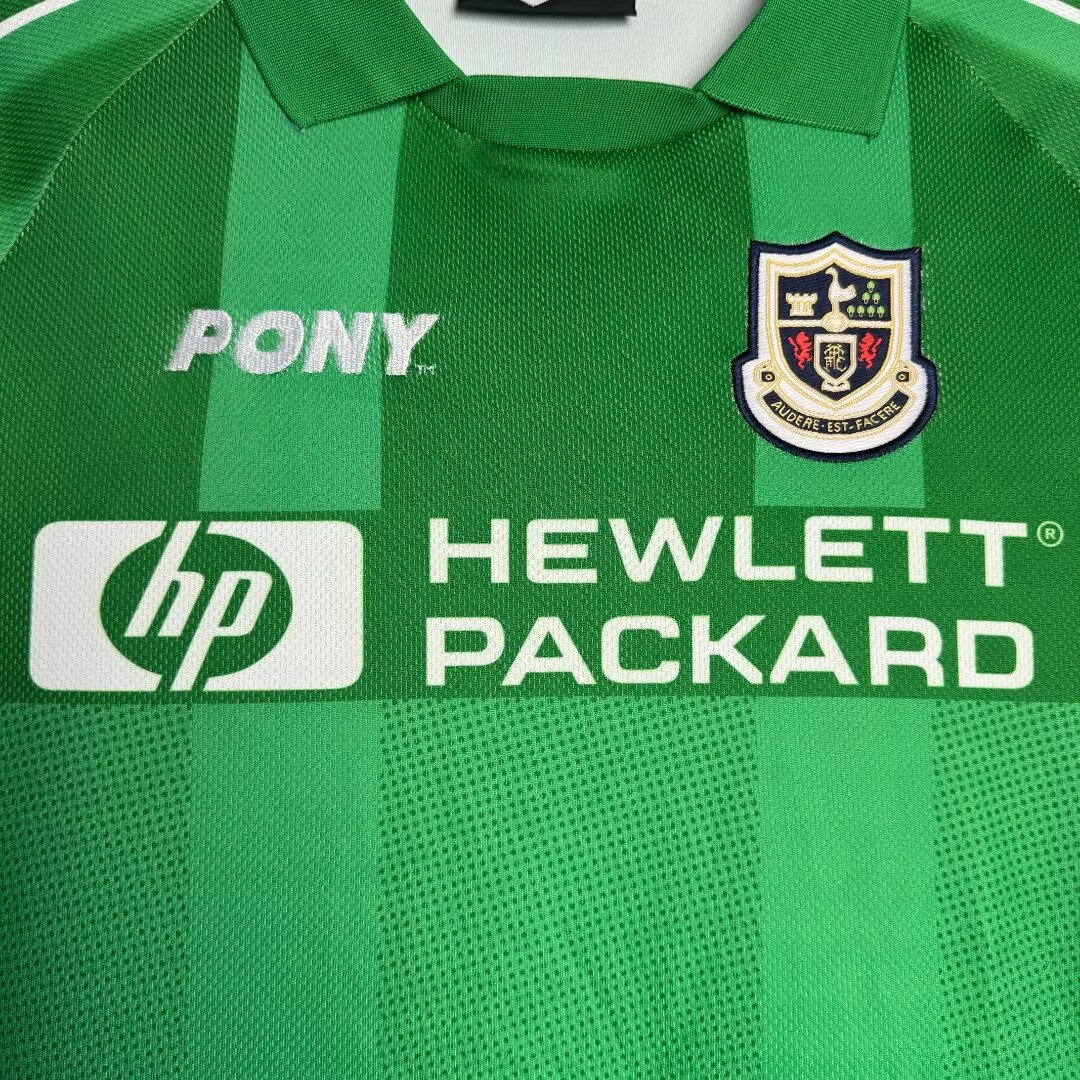 Retro Tottenham Hotspur 1997-99 Green Goalkeeper Long Sleeve Jersey - UnitedFutballJersey