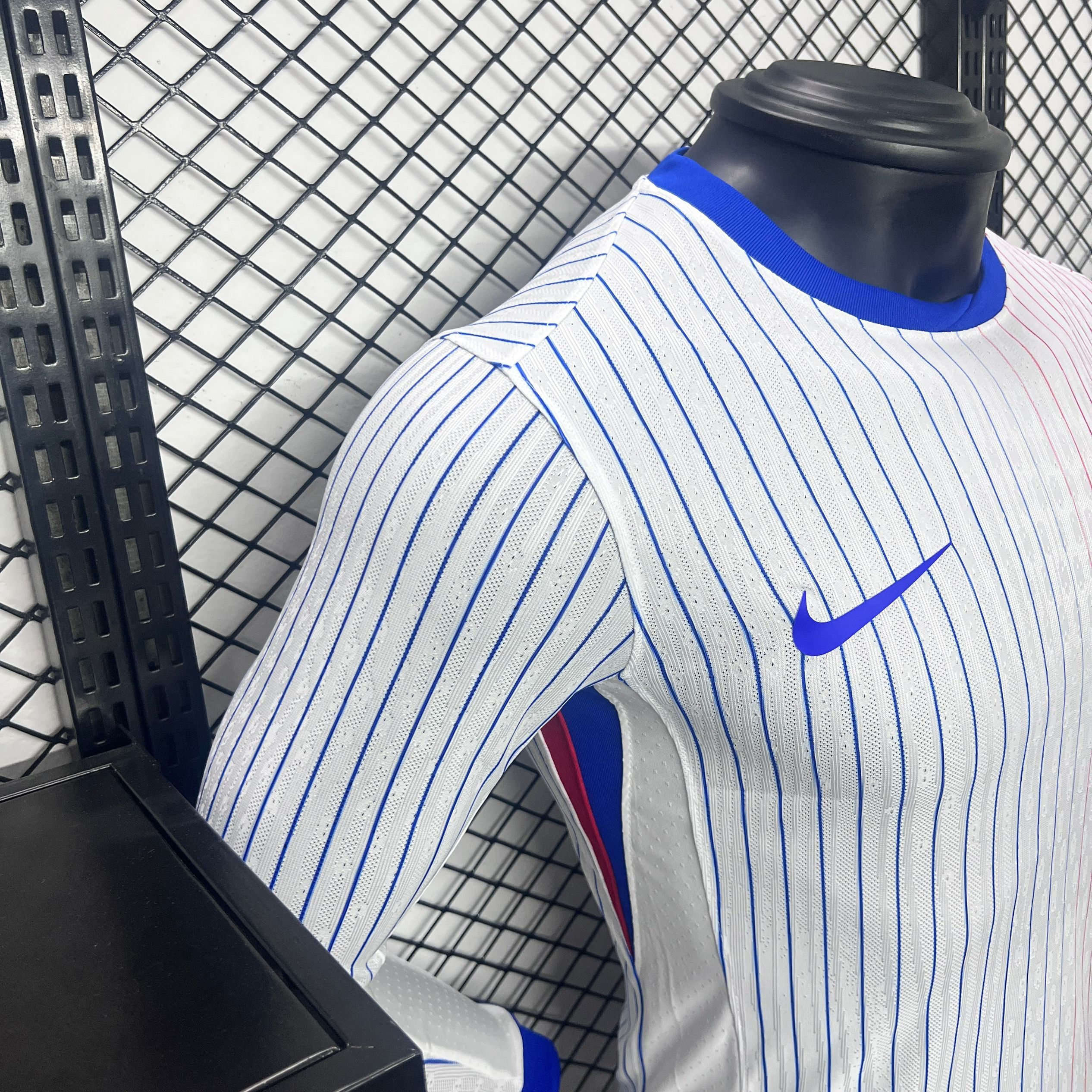France 2024 Away Long Sleeve Jersey - Player Version - UnitedFutballJersey