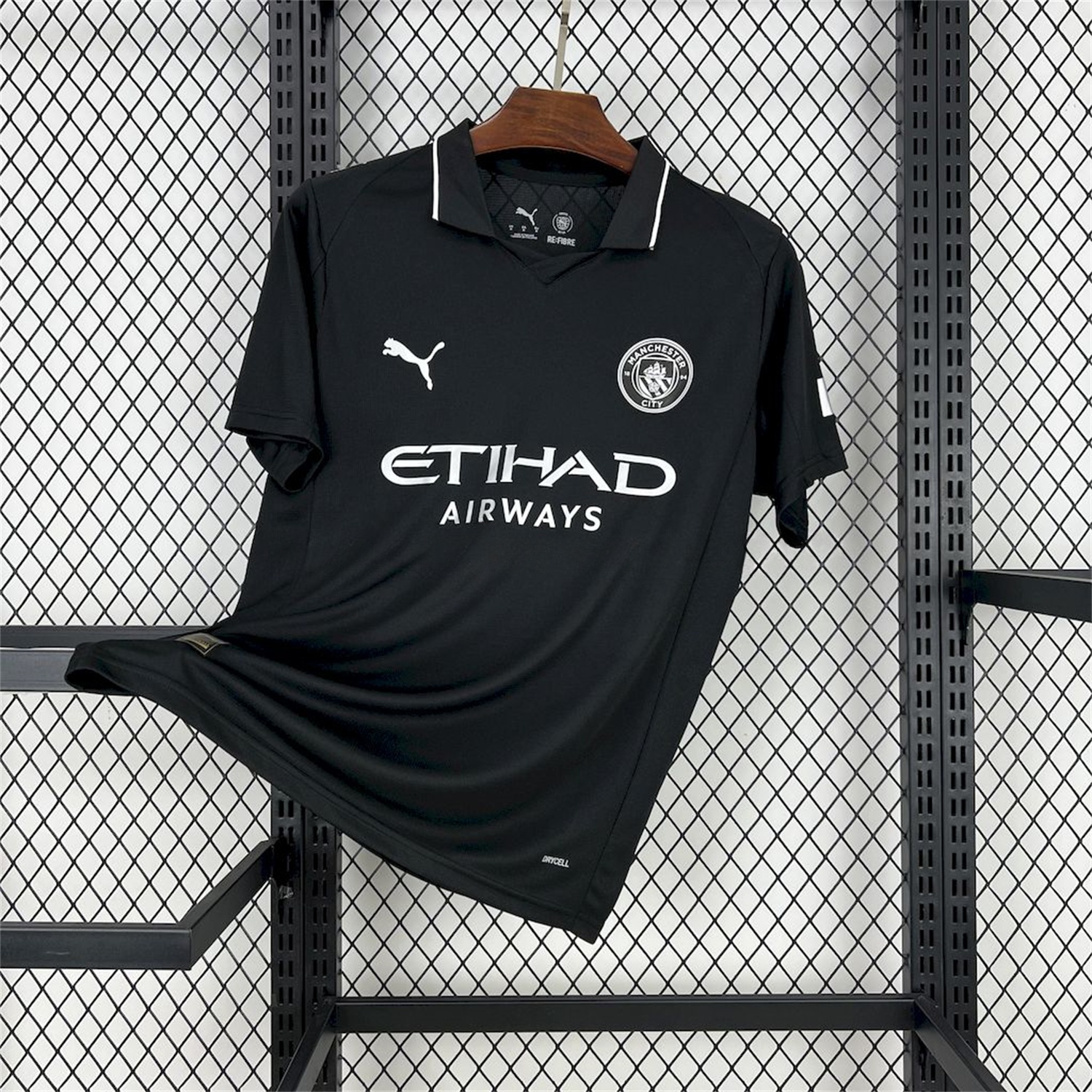 Manchester City 25-26 Away Black Jersey - Fans Version - UnitedFutballJersey