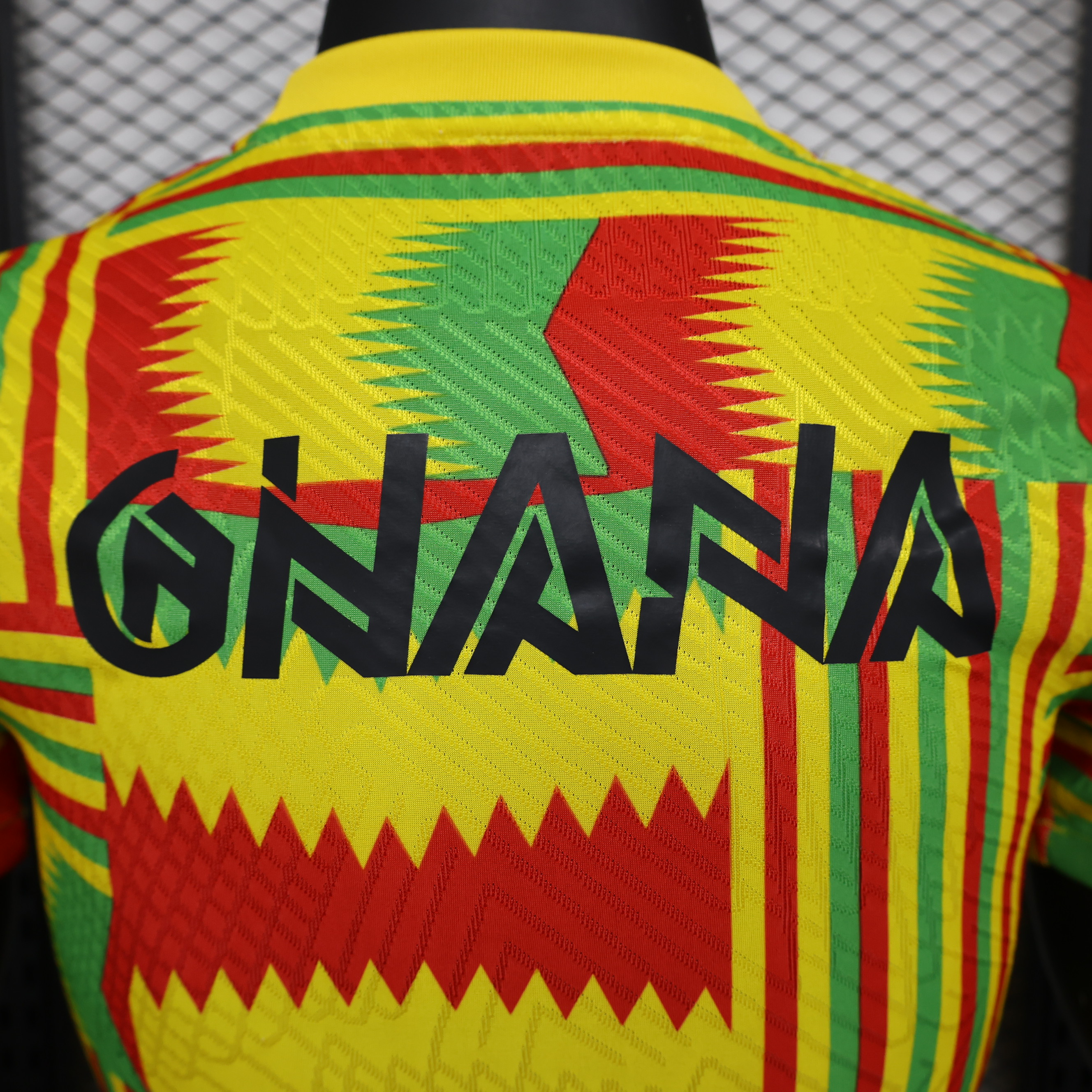 Ghana 23-24 Yellow Jersey - Player Version - UnitedFutballJersey