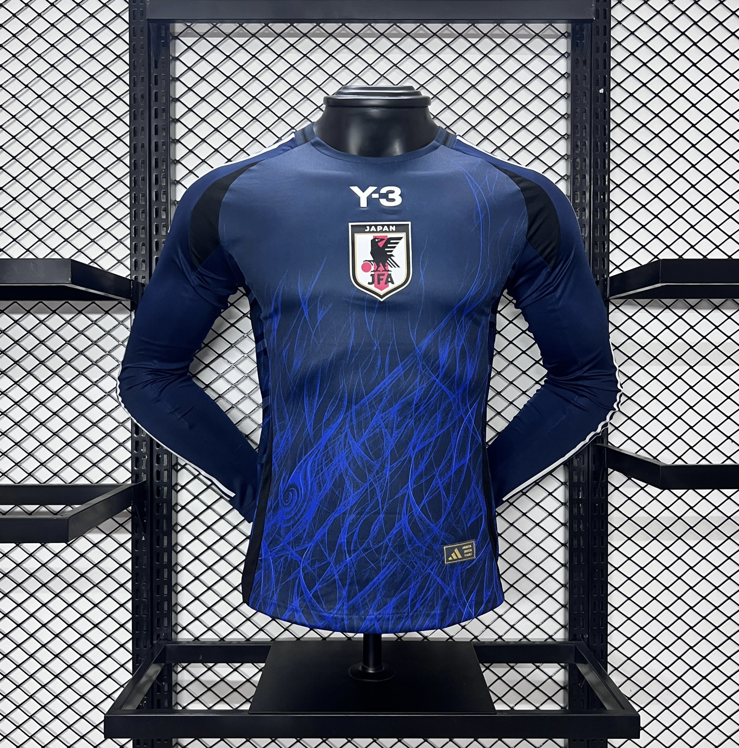 Japan 2024 Y3 Home Stadium Long Sleeve Jersey - Player Version - UnitedFutballJersey