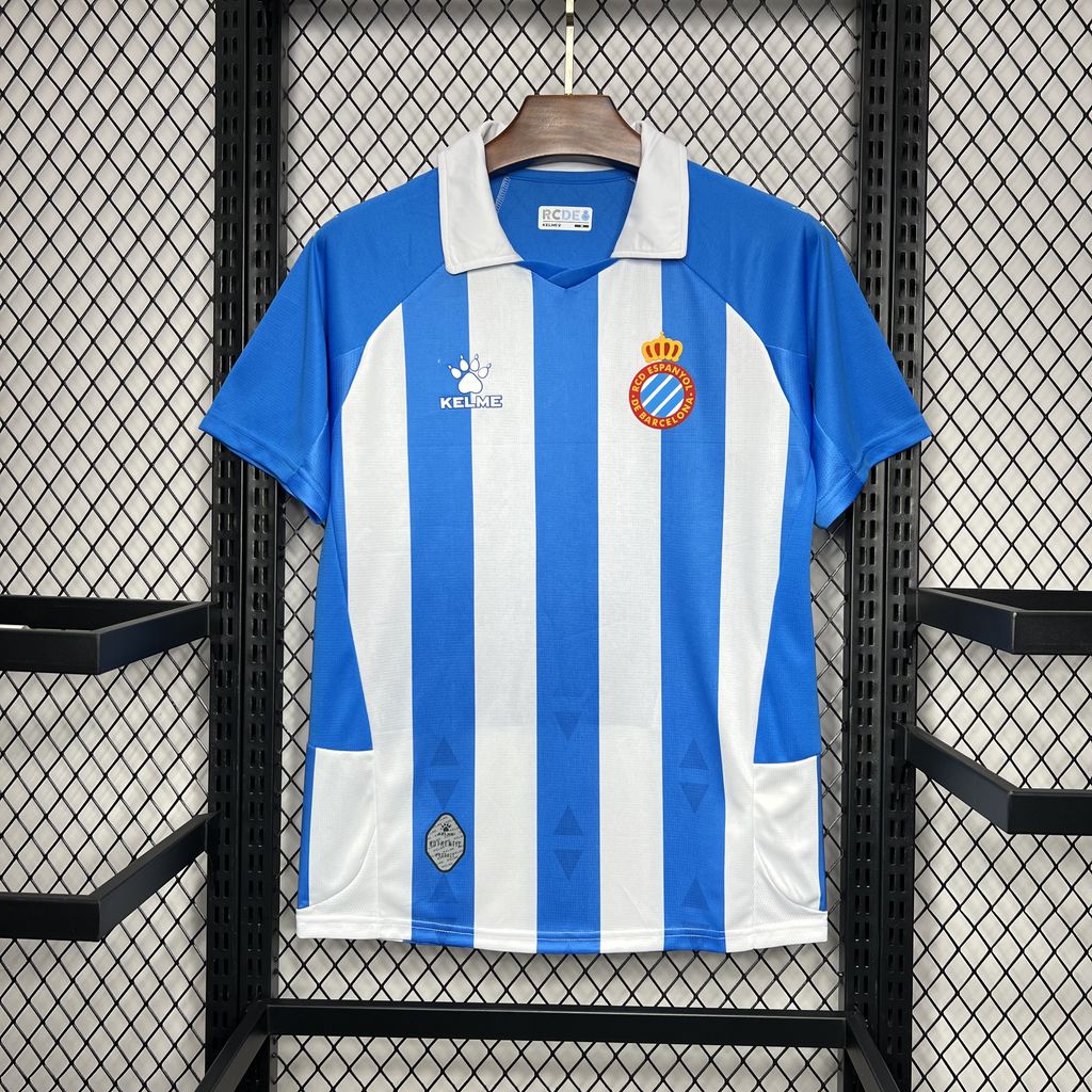 RCD Espanyol 24-25 Home Stadium Jersey - Fans Version - UnitedFutballJersey