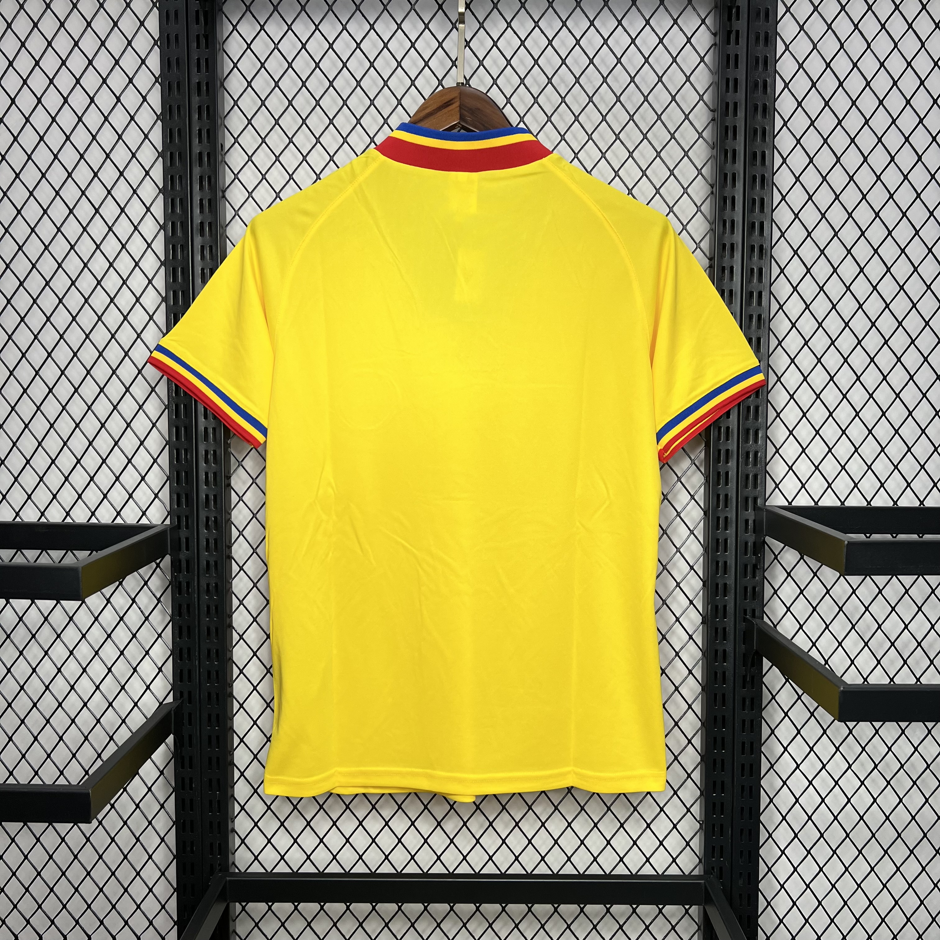 Retro Romania 1994 Home Stadium Jersey - UnitedFutballJersey