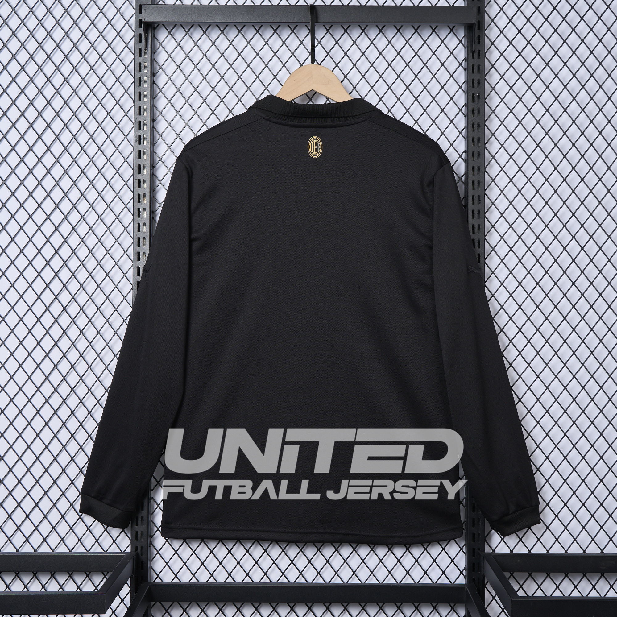AC Milan 24-25 125th Anniversary Long Sleeves Black GK Jersey - Fans Version - UnitedFutballJersey