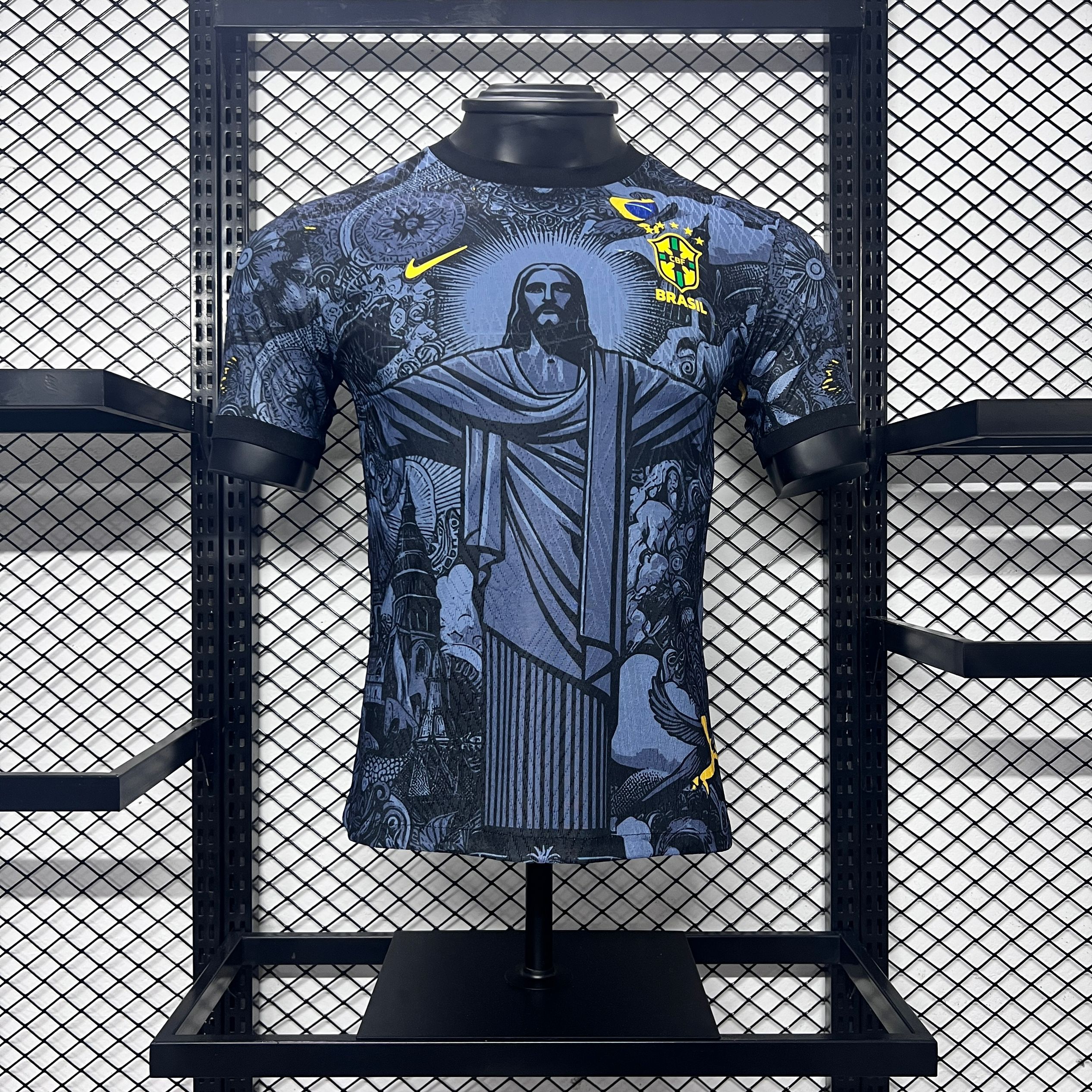 Brazil 2024 Christ the Redeemer Statue Special Edition Jersey - Player Version - UnitedFutballJersey