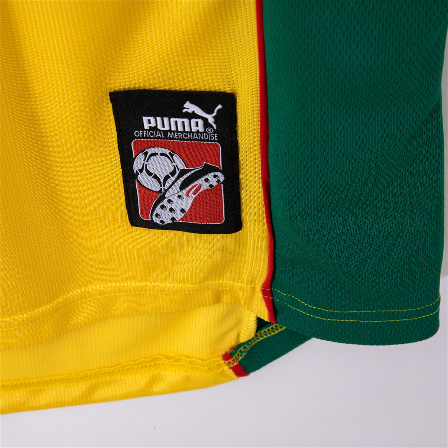 Retro Cameroon 1998-99 Away Yellow Jersey - UnitedFutballJersey