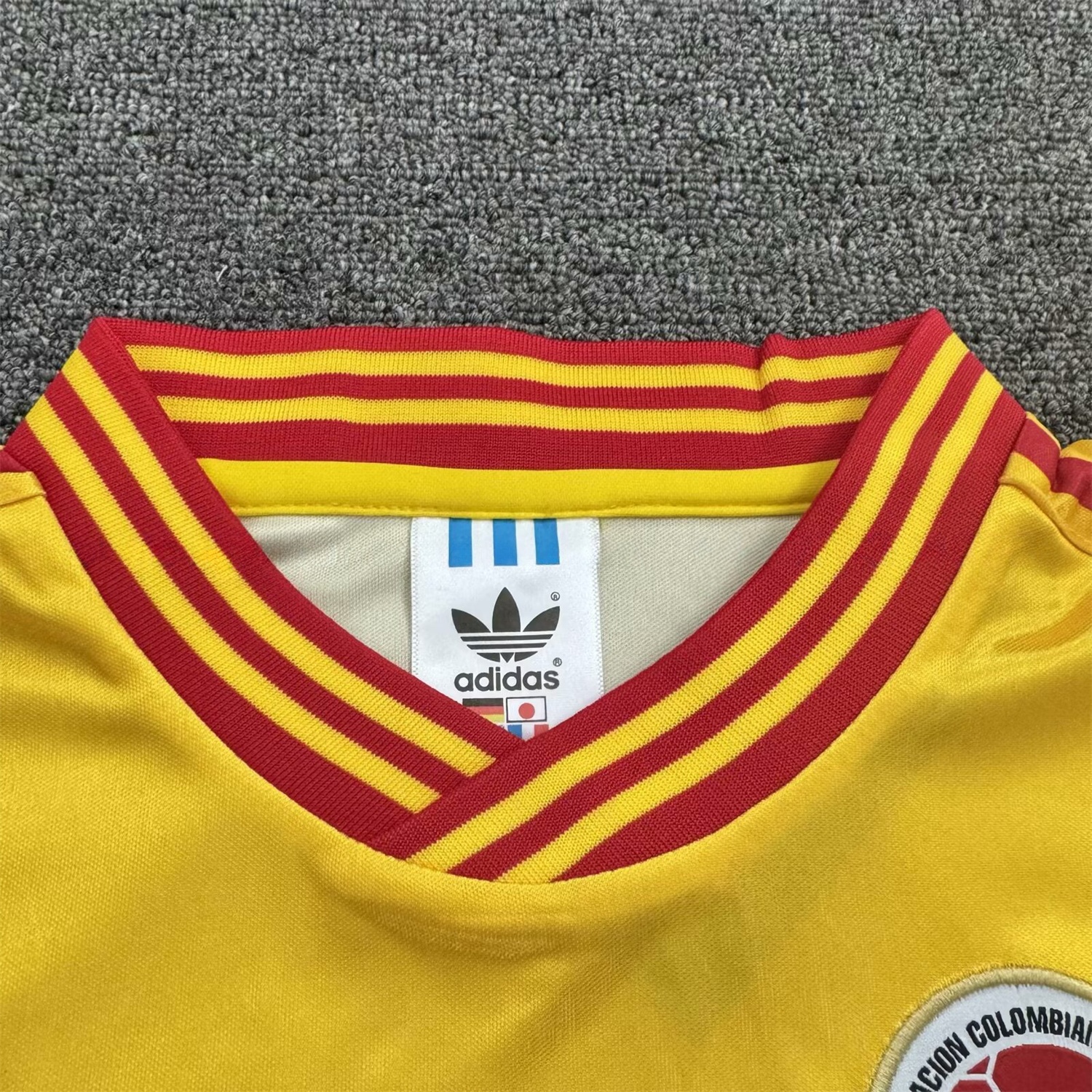 Retro Colombia 1990 Home Kids Kit - UnitedFutballJersey