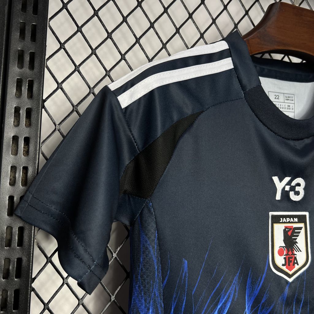 Japan 2024 Y3 Home Stadium Kids Kit - UnitedFutballJersey