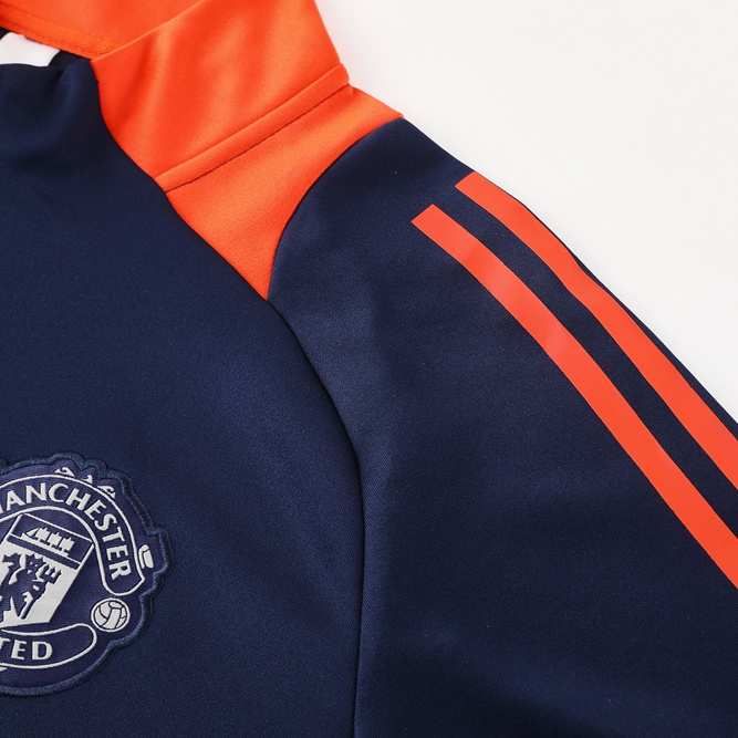 Manchester United 24-25 Jacket Training Tracksuit - Royal Blue - UnitedFutballJersey