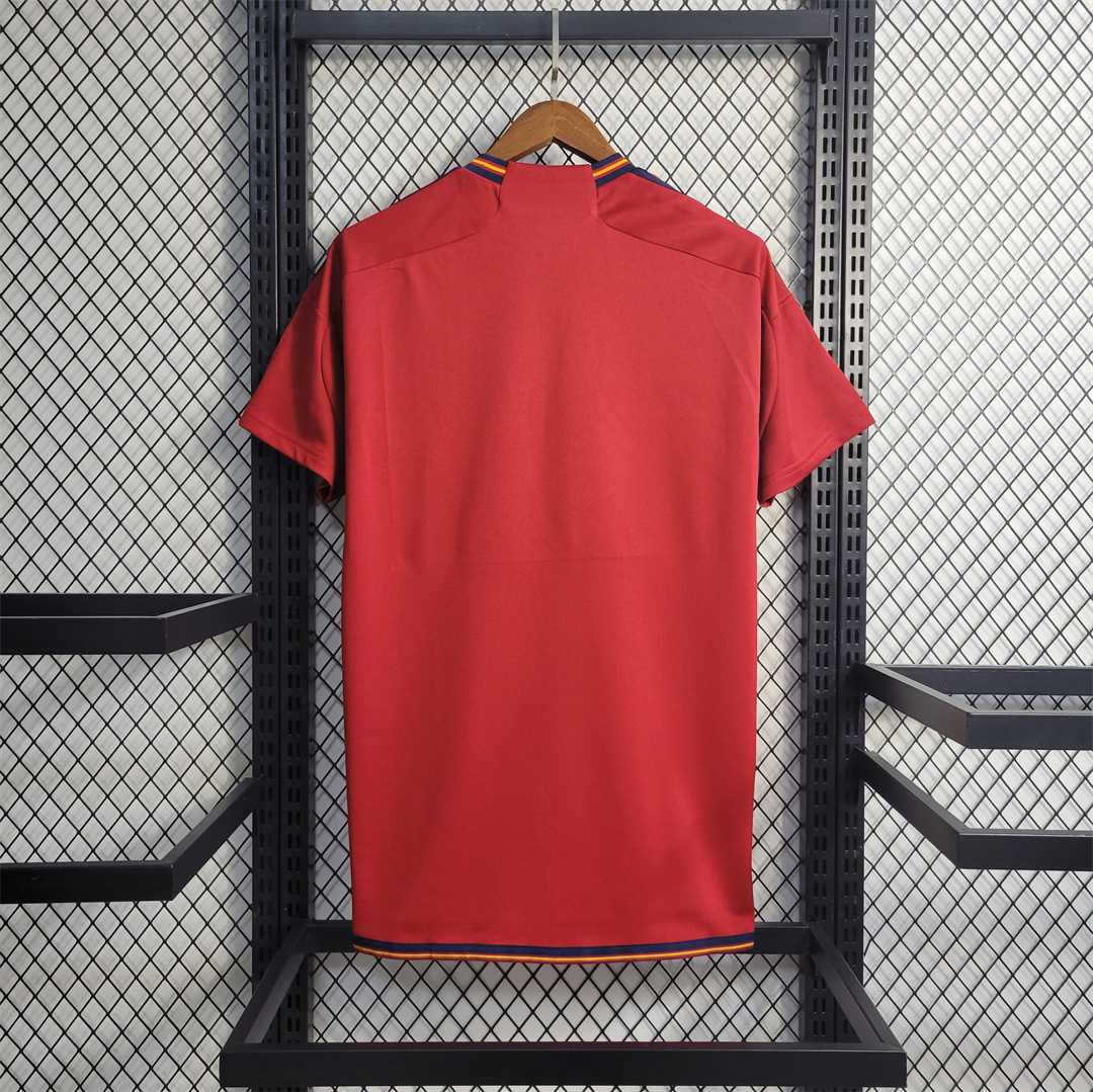 Spain 22-23 Home Jersey - Fans Version - 2022 World Cup - UnitedFutballJersey