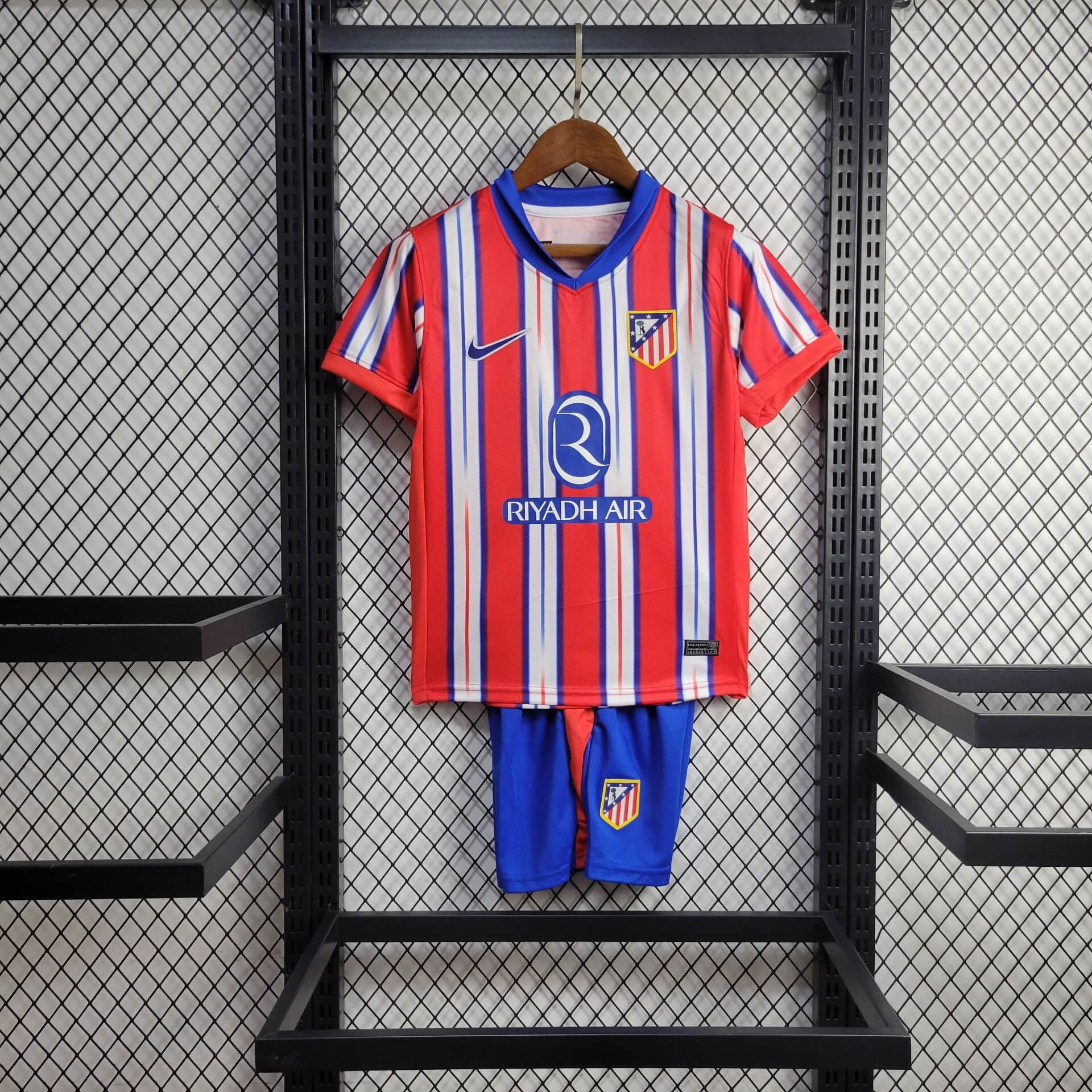 Atletico Madrid 24-25 Home Kids Kit - UnitedFutballJersey
