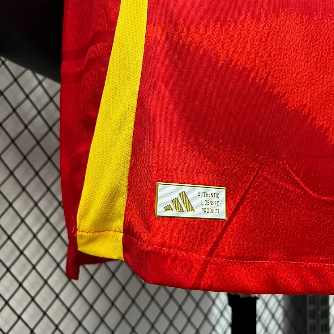 Spain 2024 Home Stadium Jersey - Player Version - UnitedFutballJersey